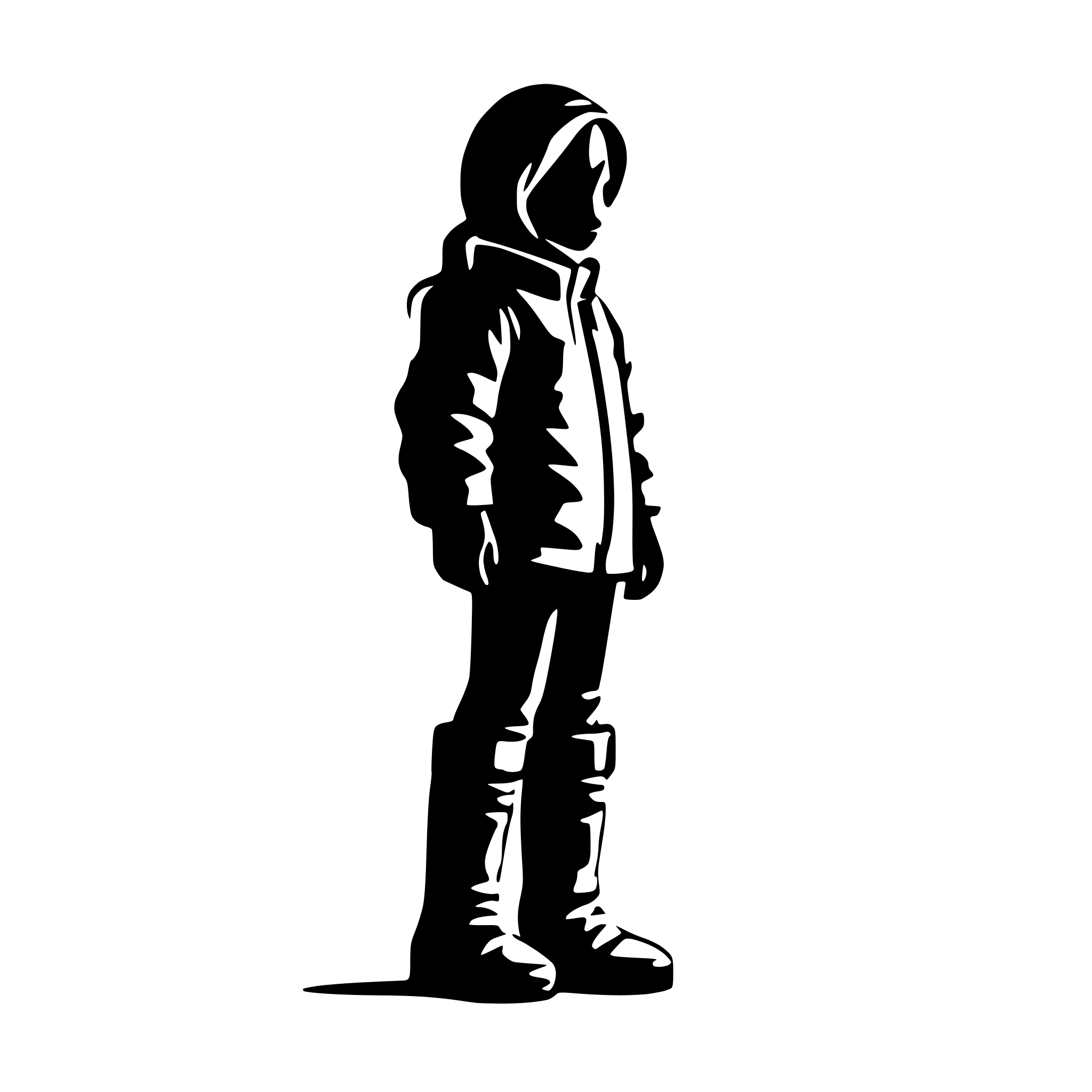 AI-generated SVG of a astronaut boots