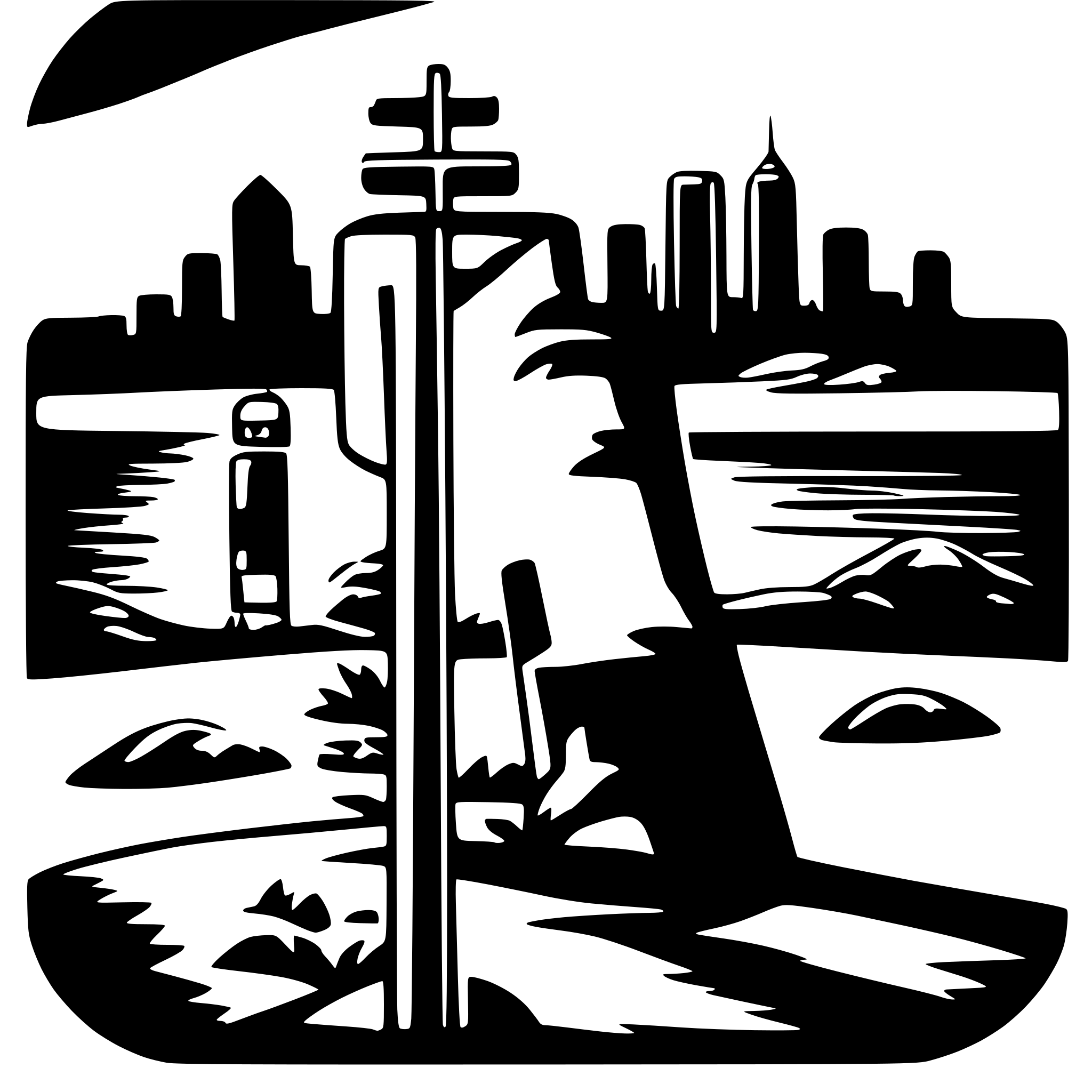 AI-generated SVG of a California to NY