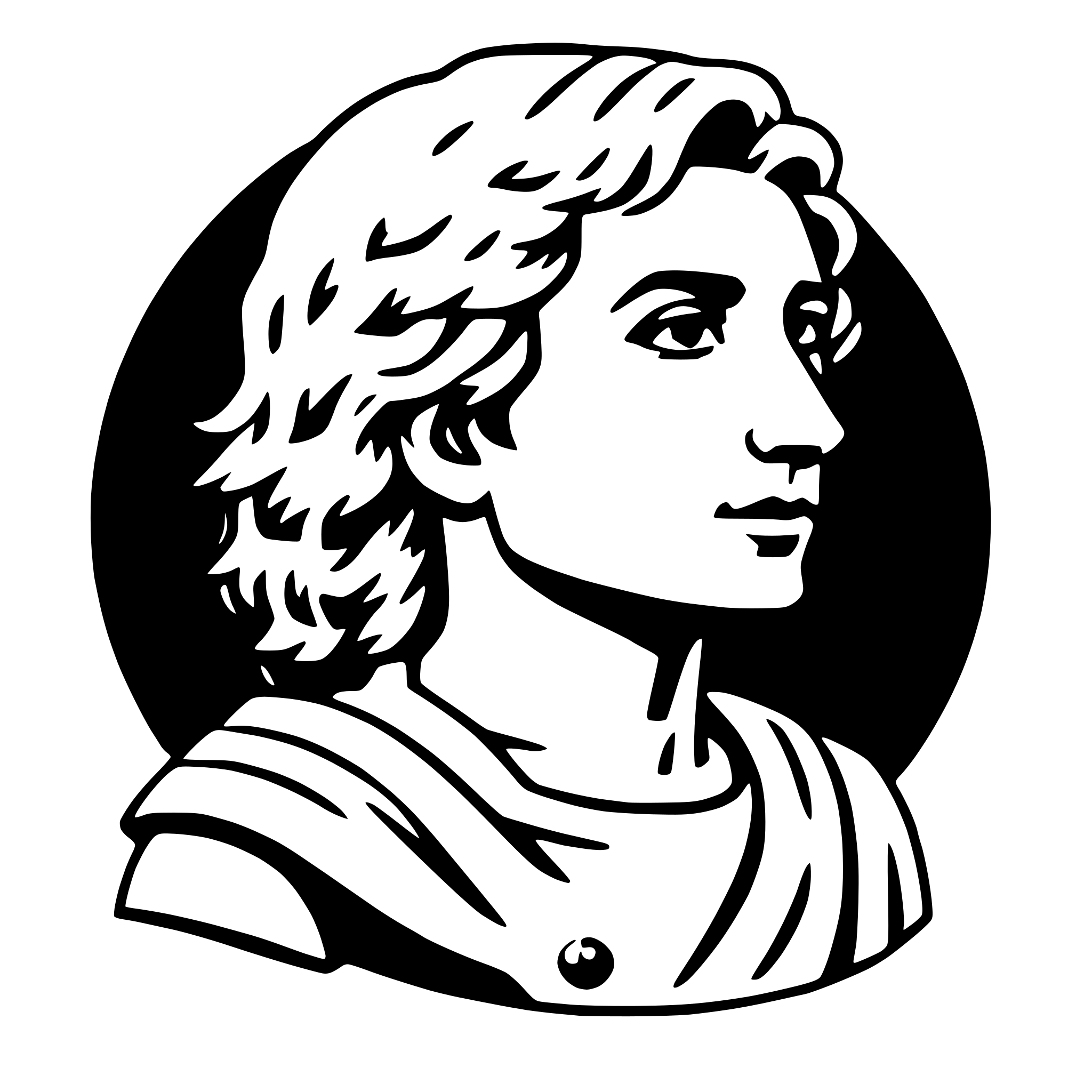 AI-generated SVG of a apollo