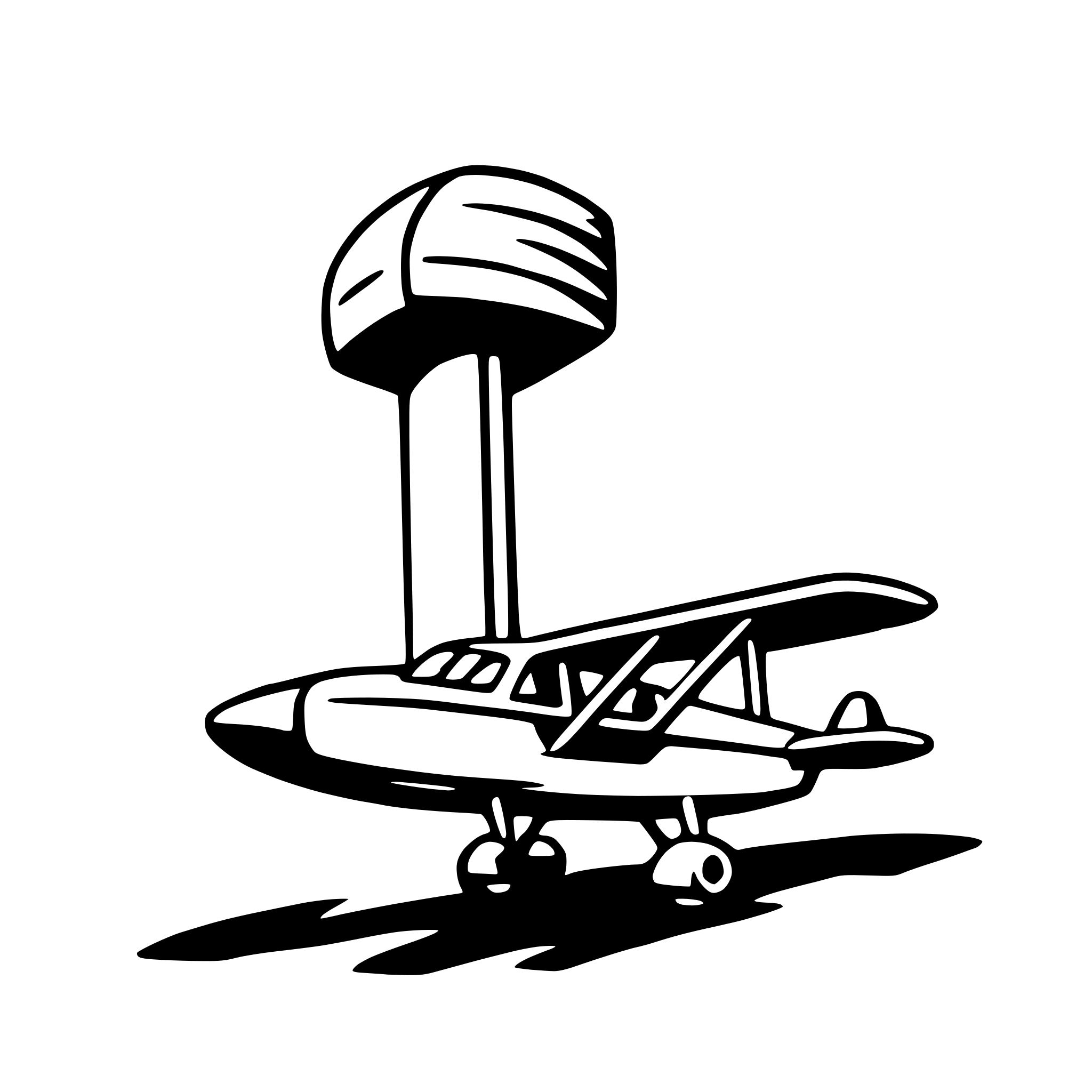 AI-generated SVG of a ultralight aircraft