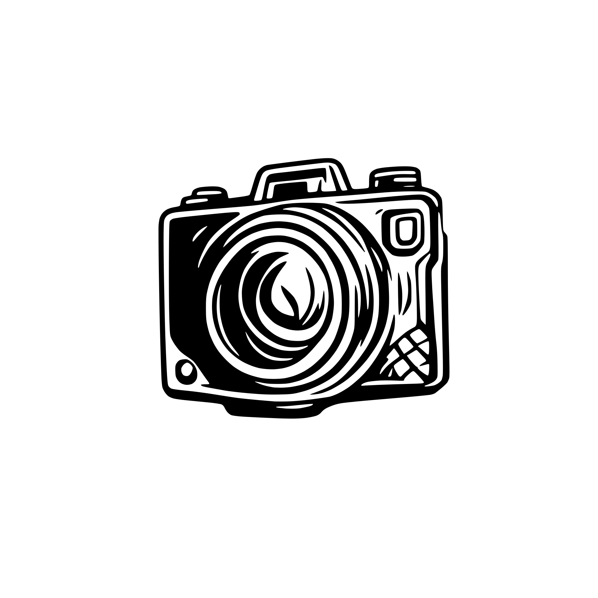 AI-generated SVG of a video survailiance camera