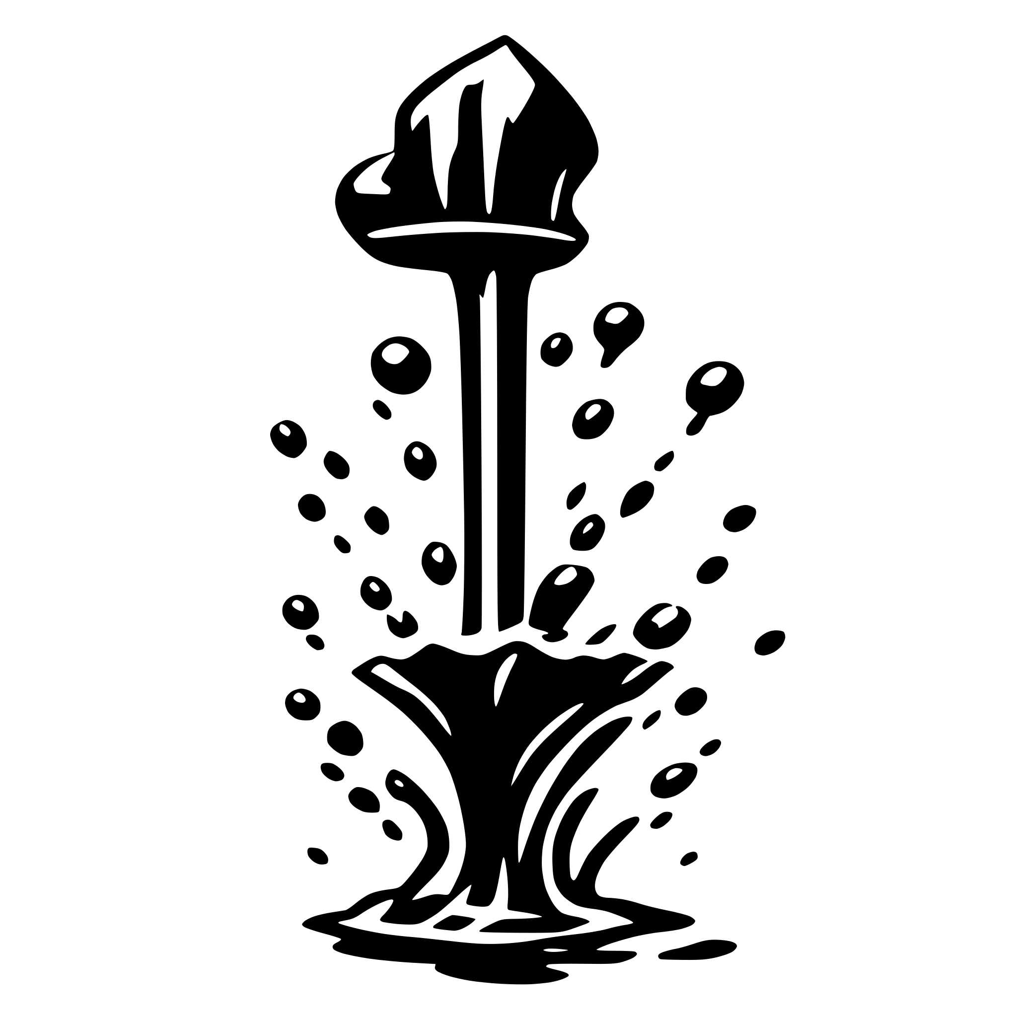 AI-generated SVG of 'splash'