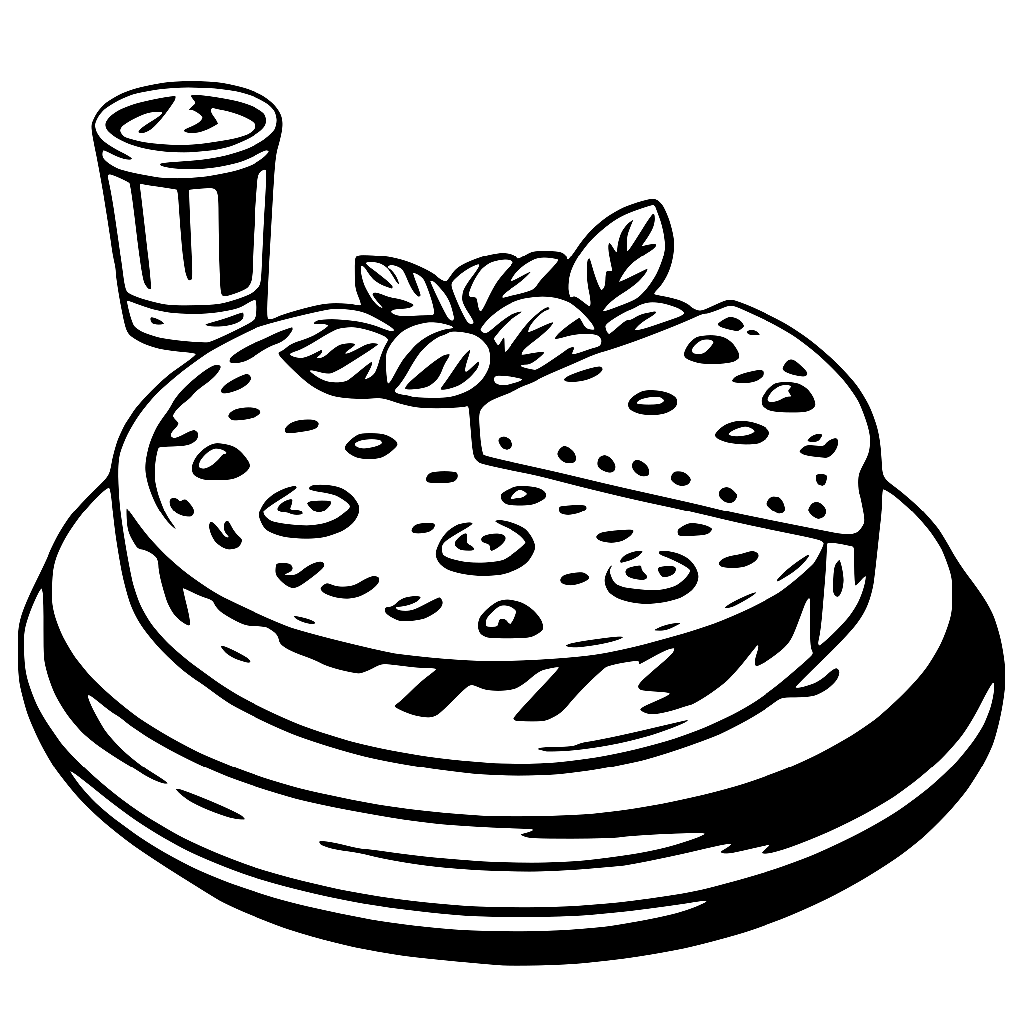 AI-generated SVG of 'frittata'