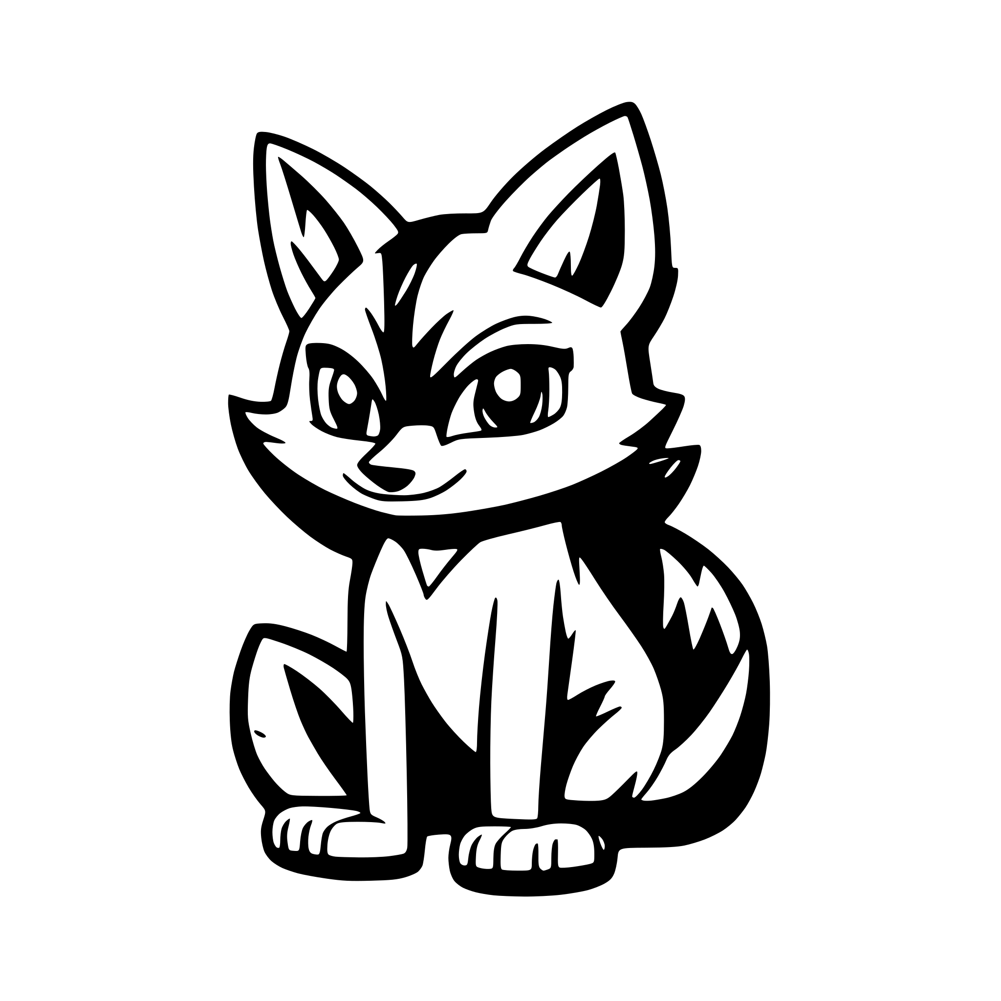 AI-generated SVG of 'tattoo studio fox'