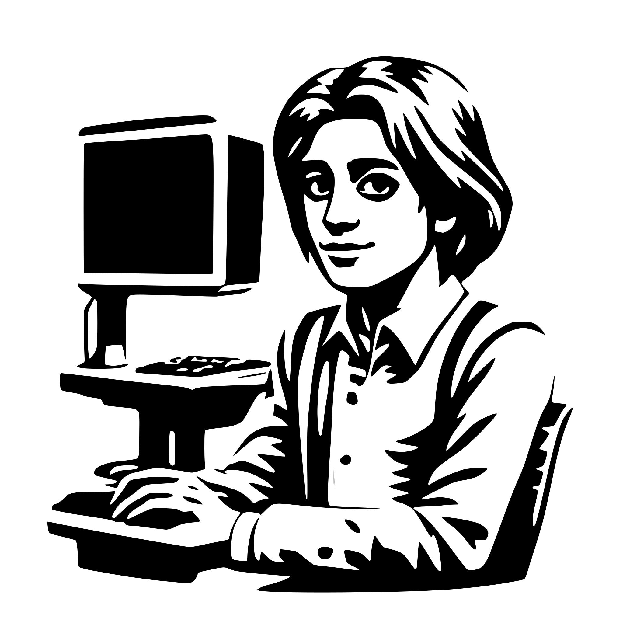 AI-generated SVG of 'generate a computer guy meme'