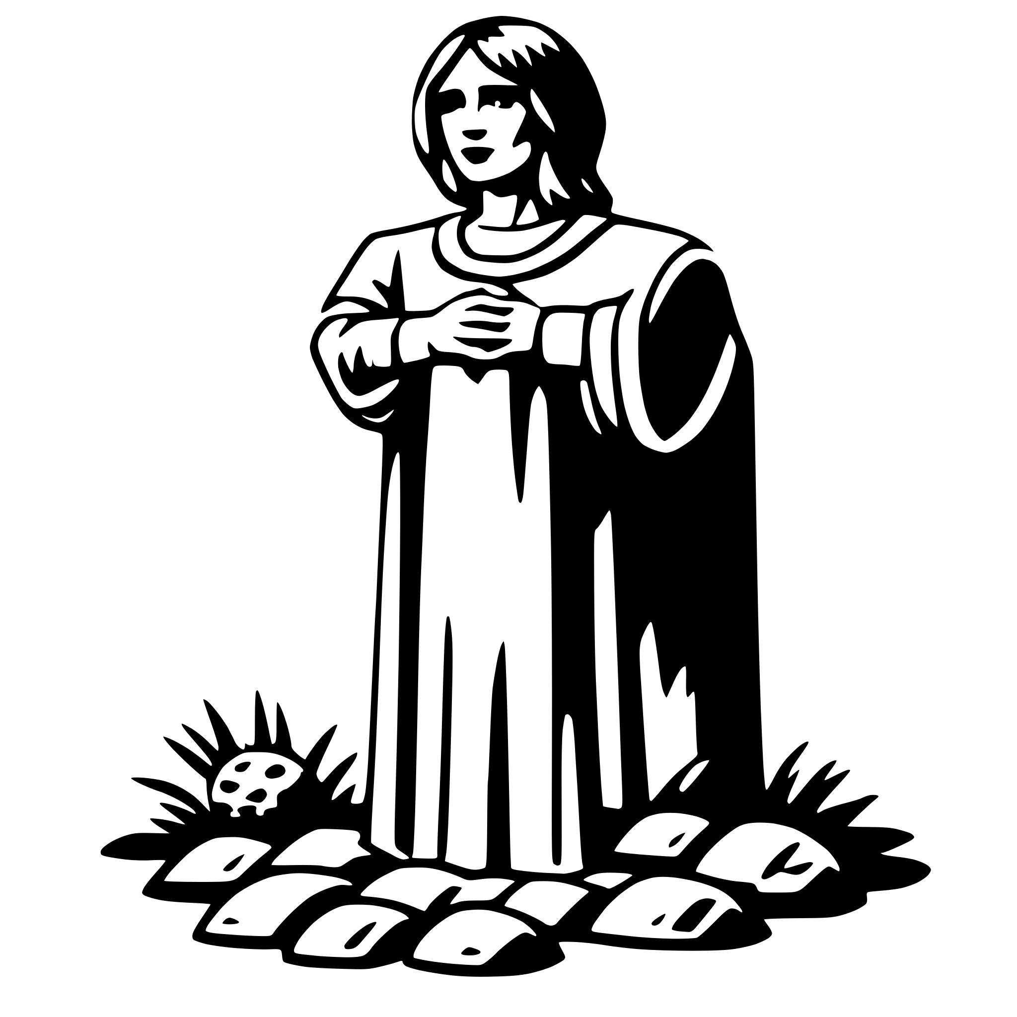 AI-generated SVG of 'resurrection'