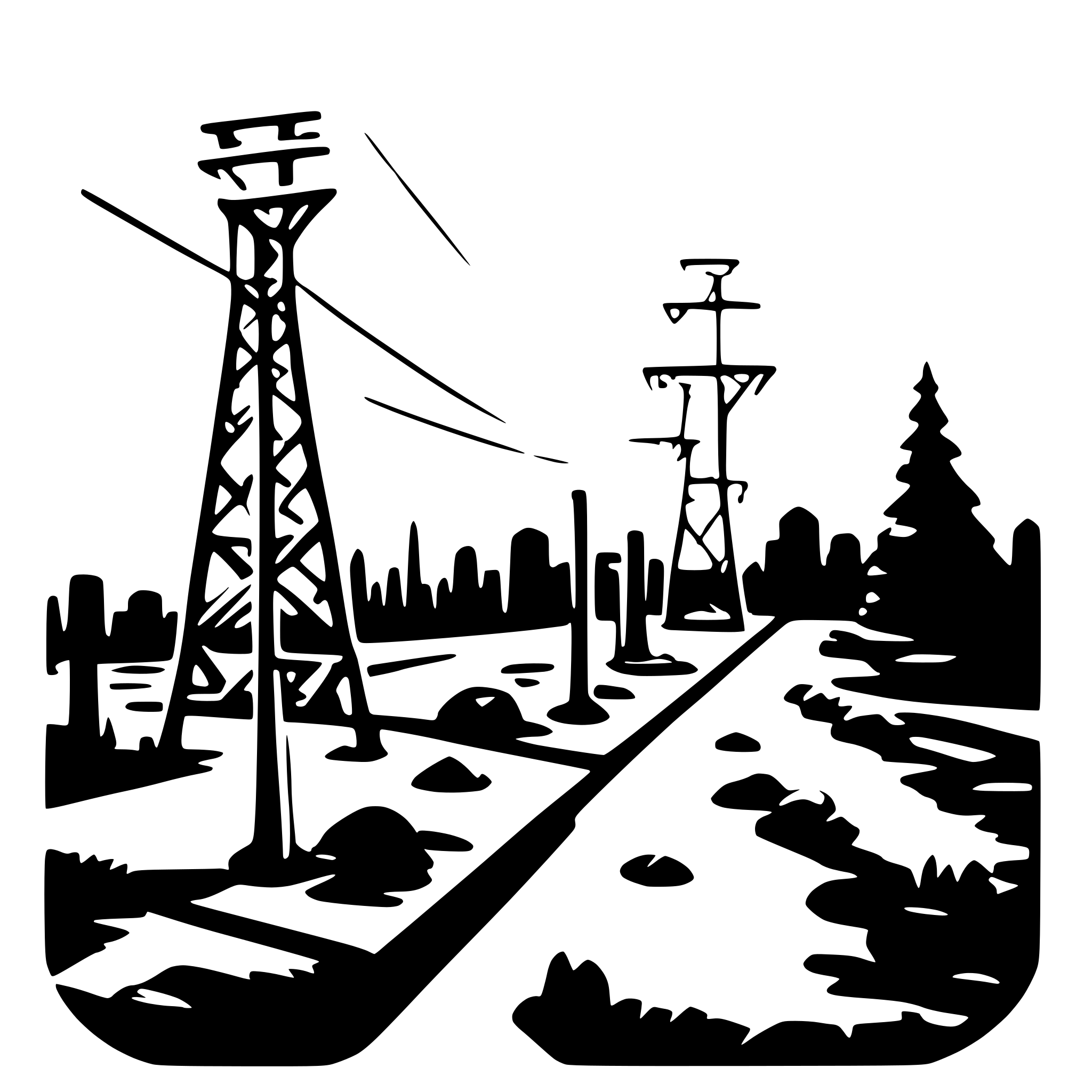 AI-generated SVG of a electric grid