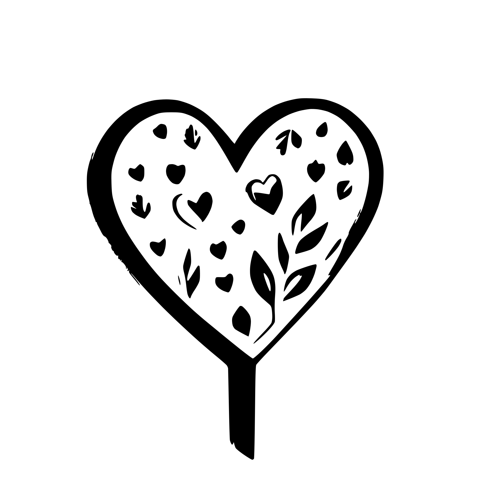 AI-generated SVG of 'hearts for valentine's day'