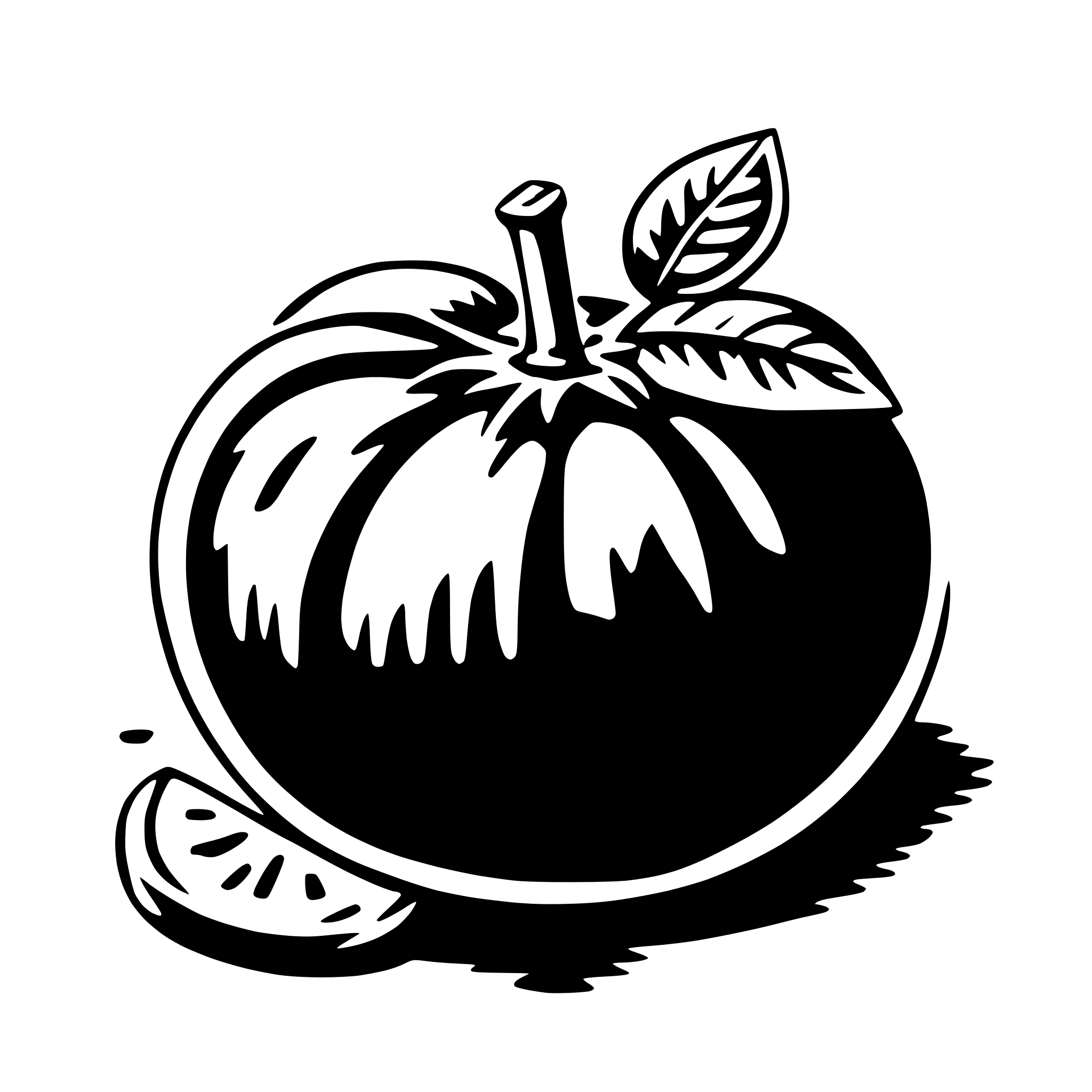 AI-generated SVG of a tomato