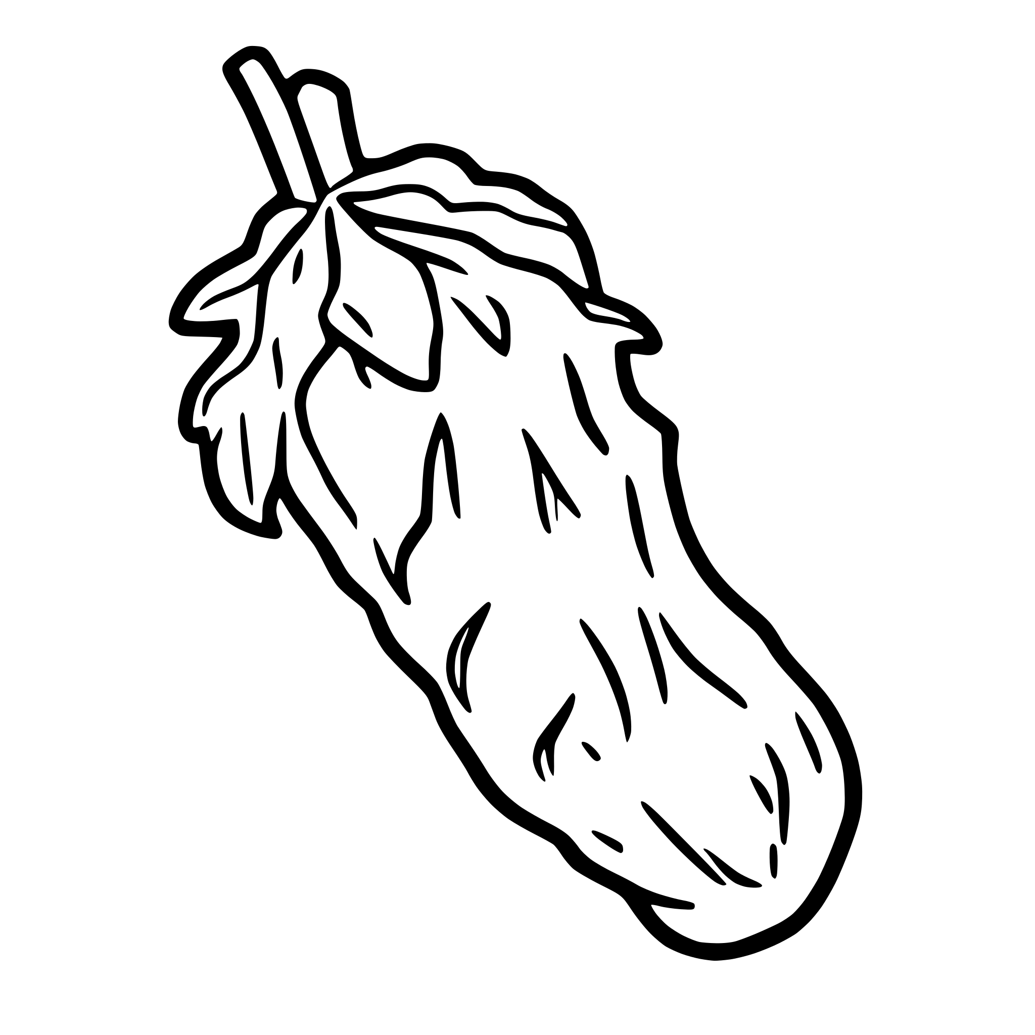 AI-generated SVG of a Chilipepper habanero jalapeno chili