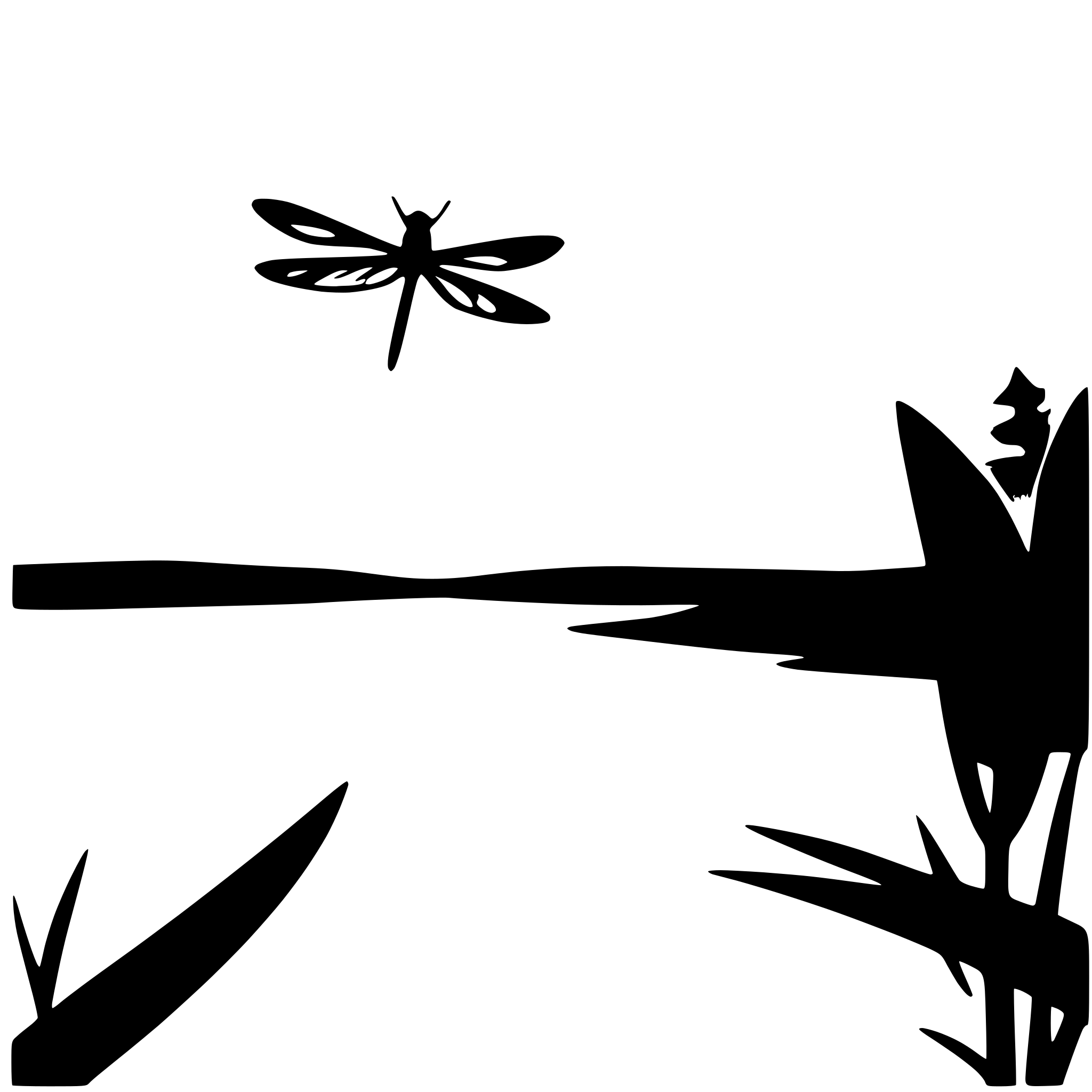 AI-generated SVG of 'dragonfly over a pond'