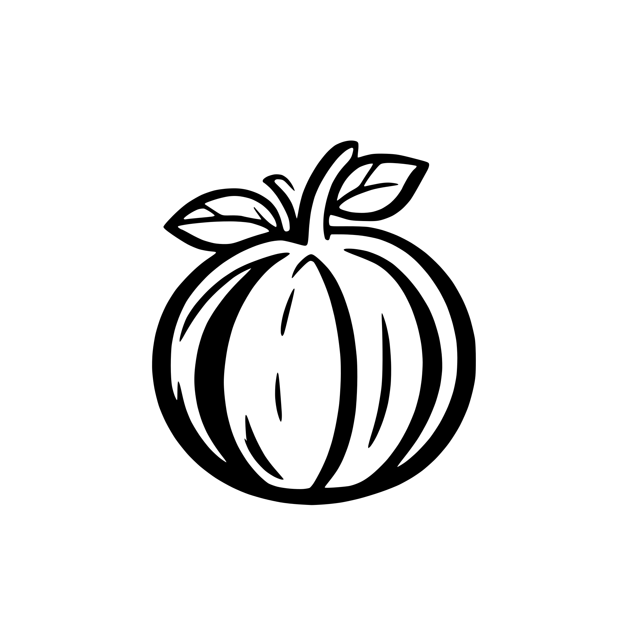 AI-generated SVG of a pumpkin with flowers
