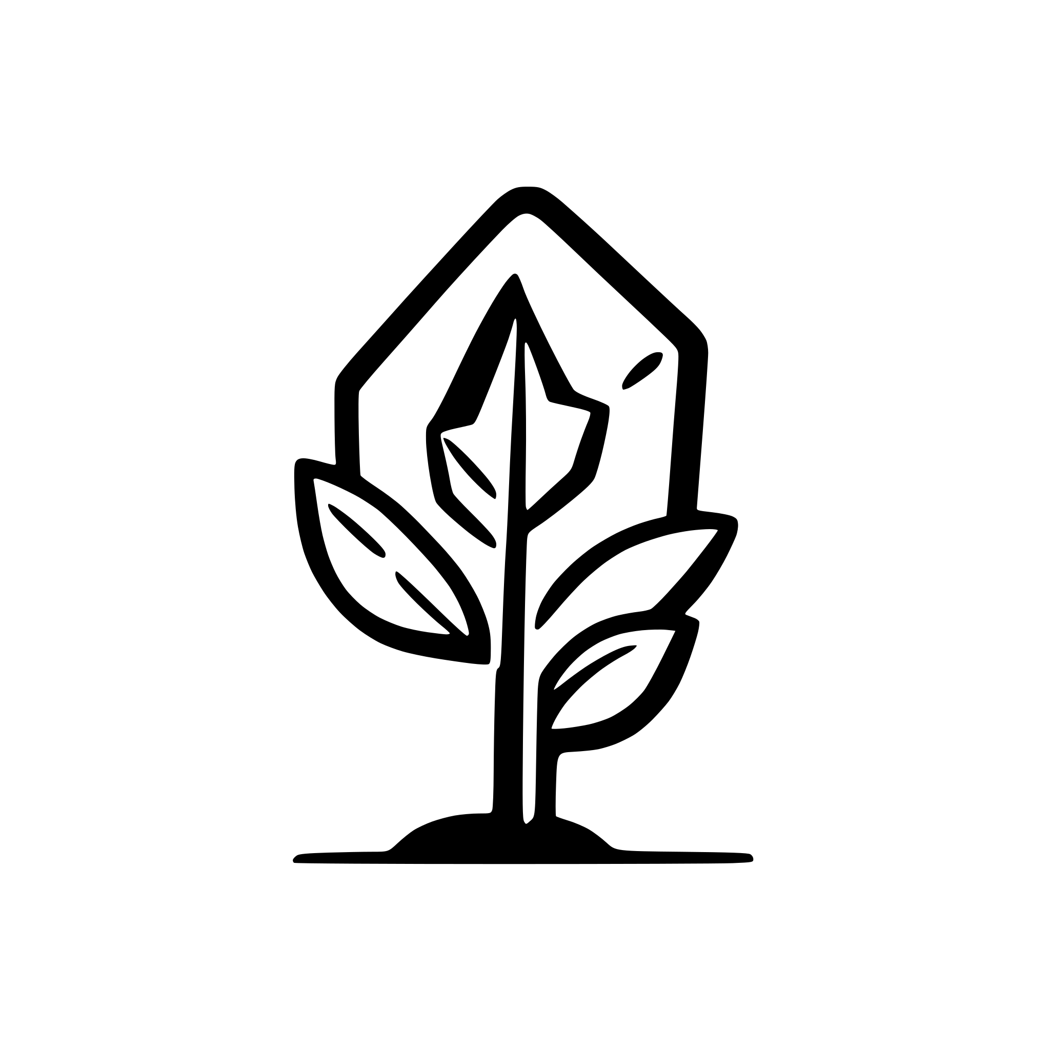 AI-generated SVG of a a single ice crystal