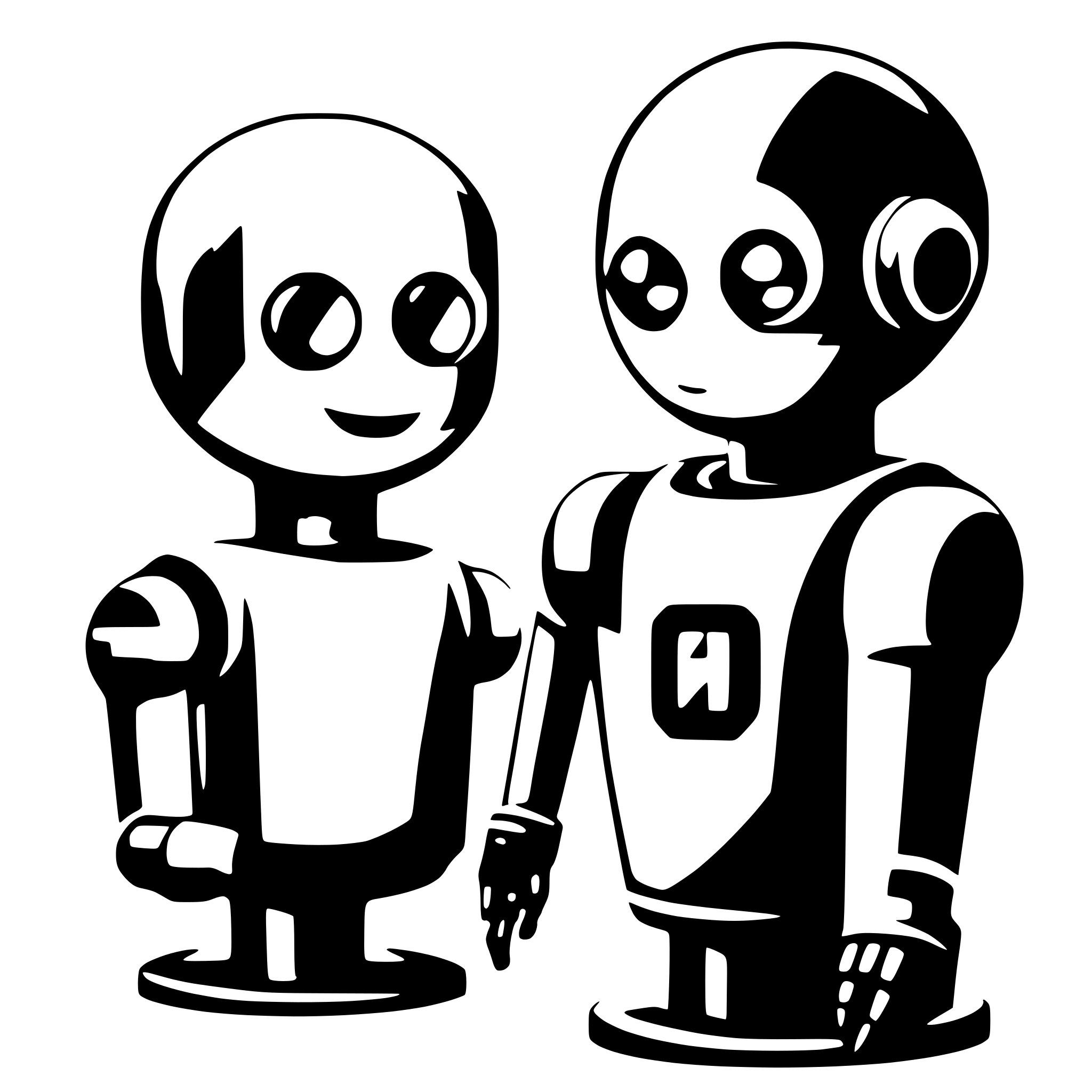 AI-generated SVG of a bot chat