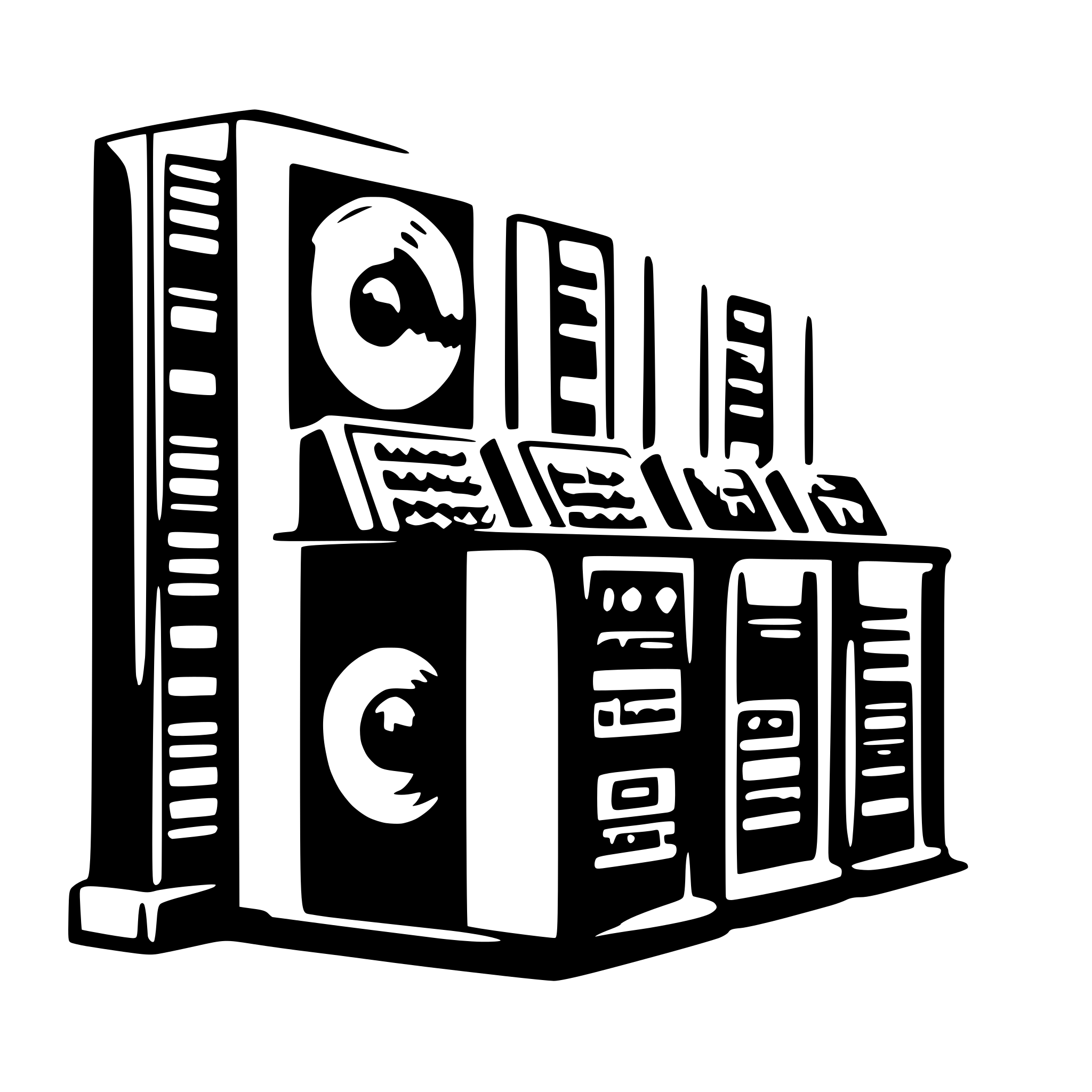 AI-generated SVG of a music database