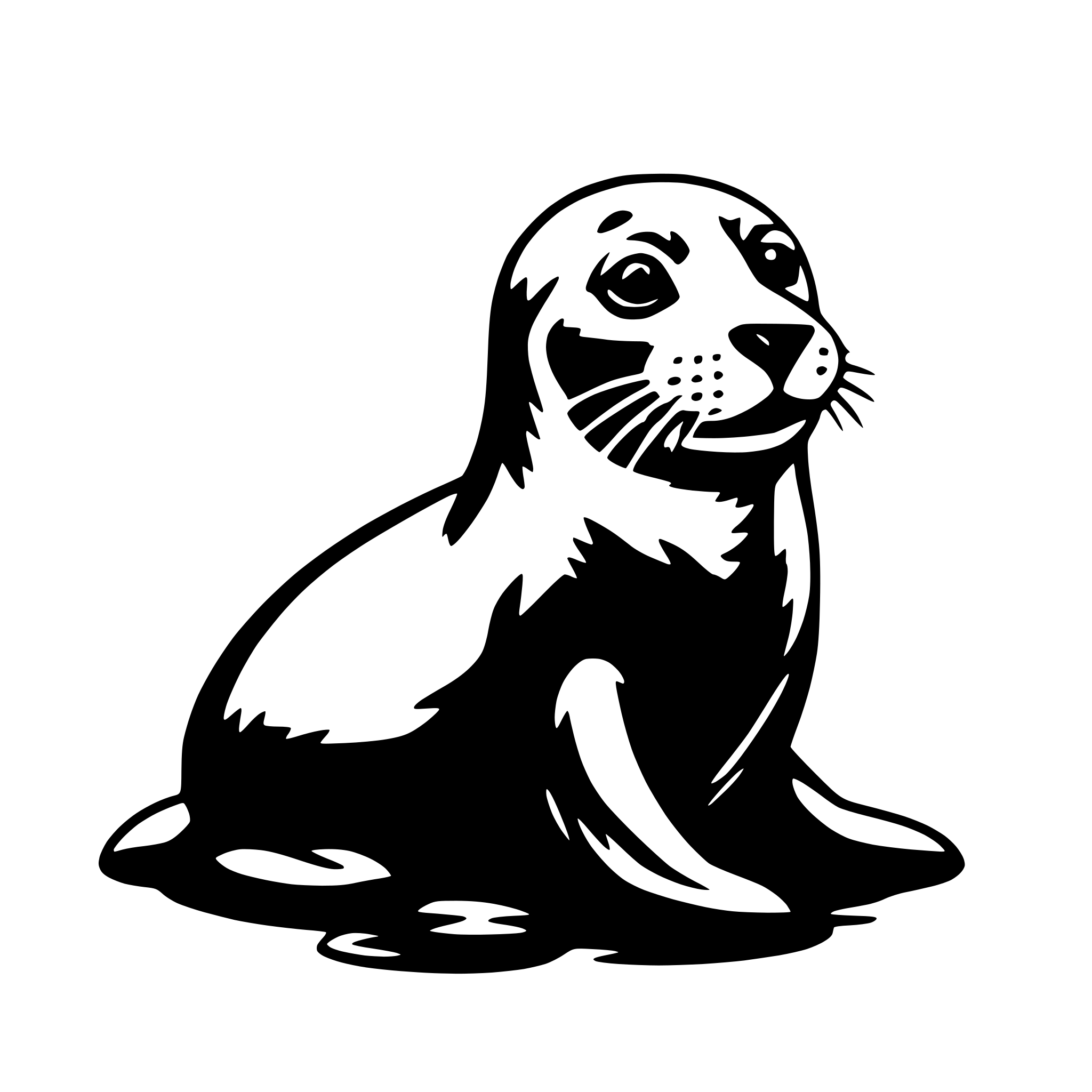 AI-generated SVG of 'seal'