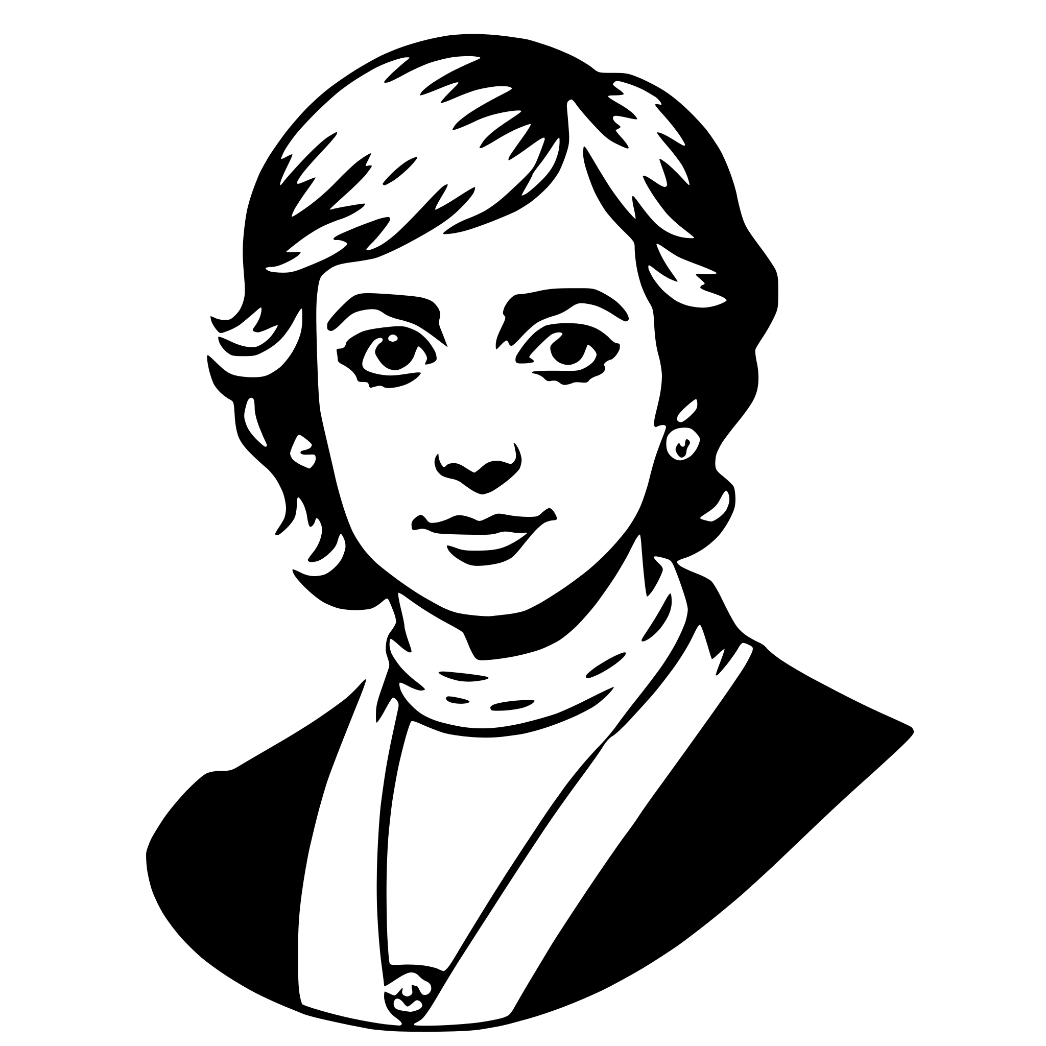 AI-generated SVG of 'jane austen'