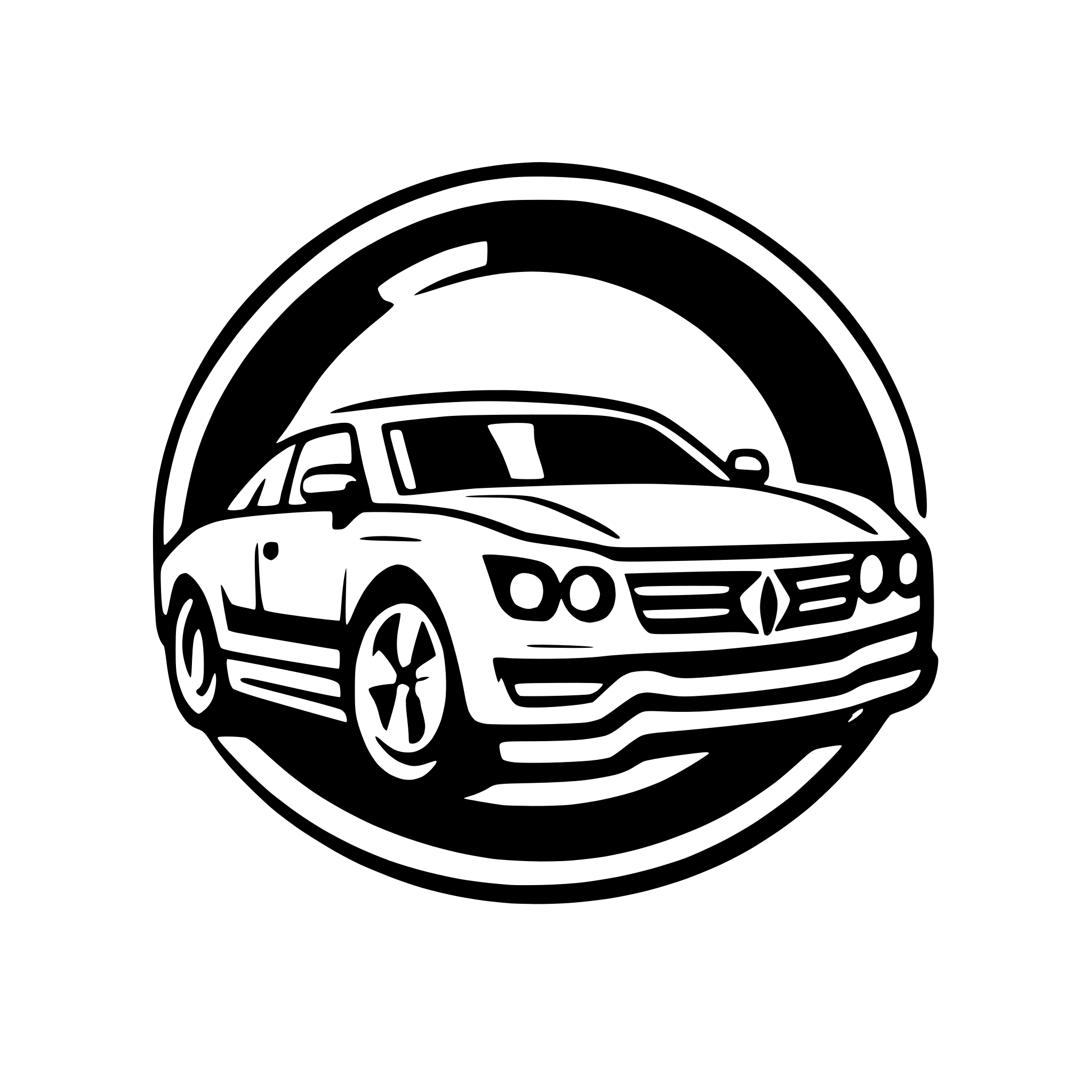 AI-generated SVG of a Luxury Car Shop Logo, Modern, colored