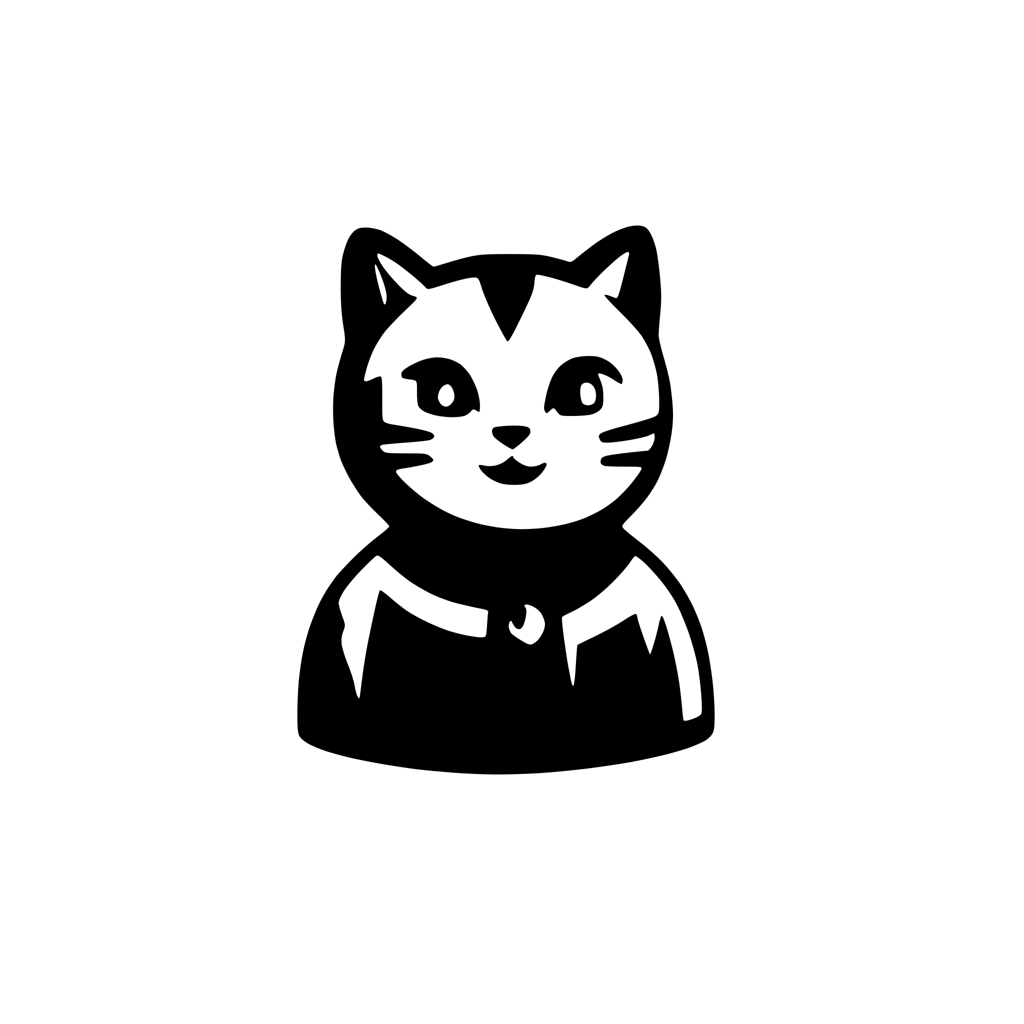 AI-generated SVG of 'cat'