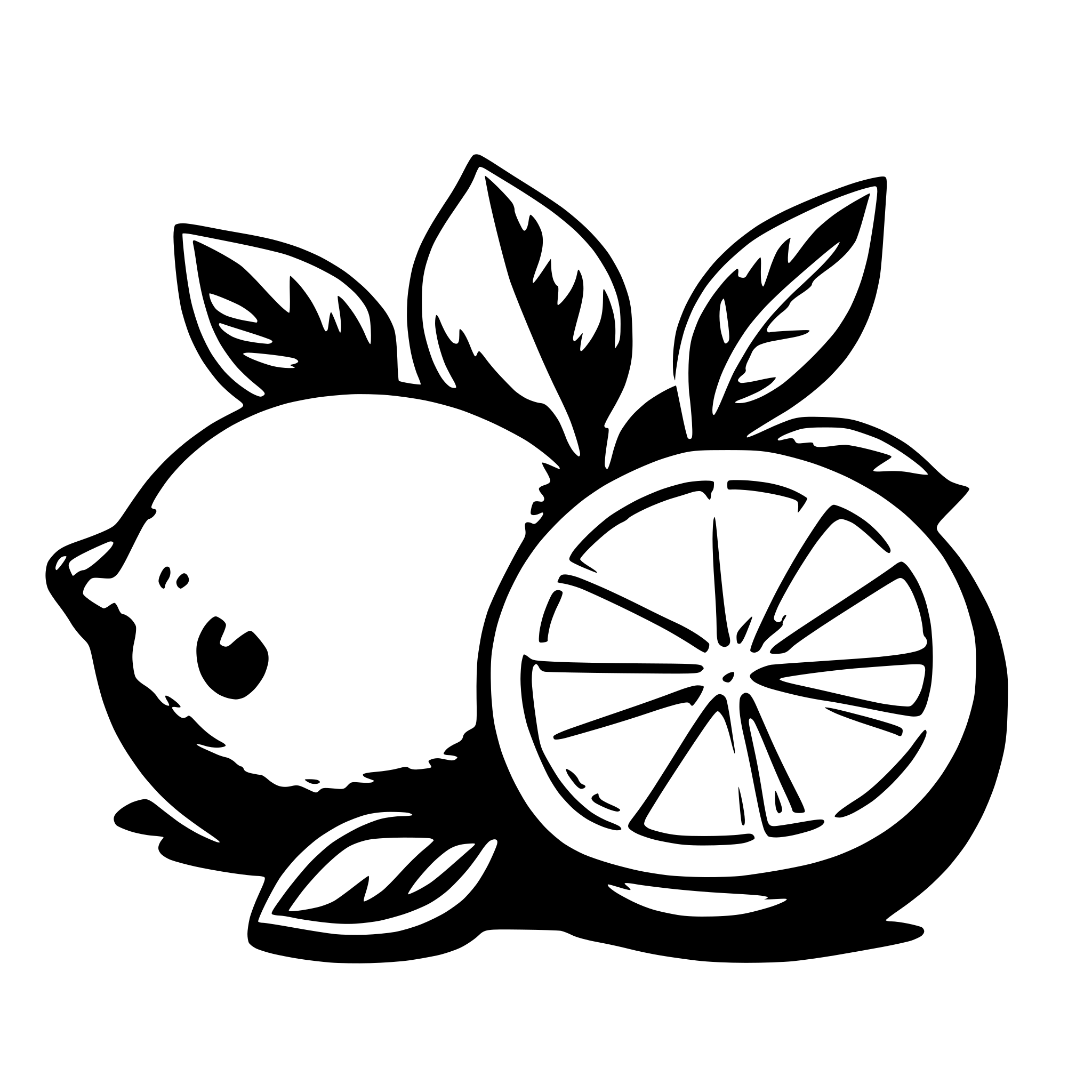 AI-generated SVG of a lemon