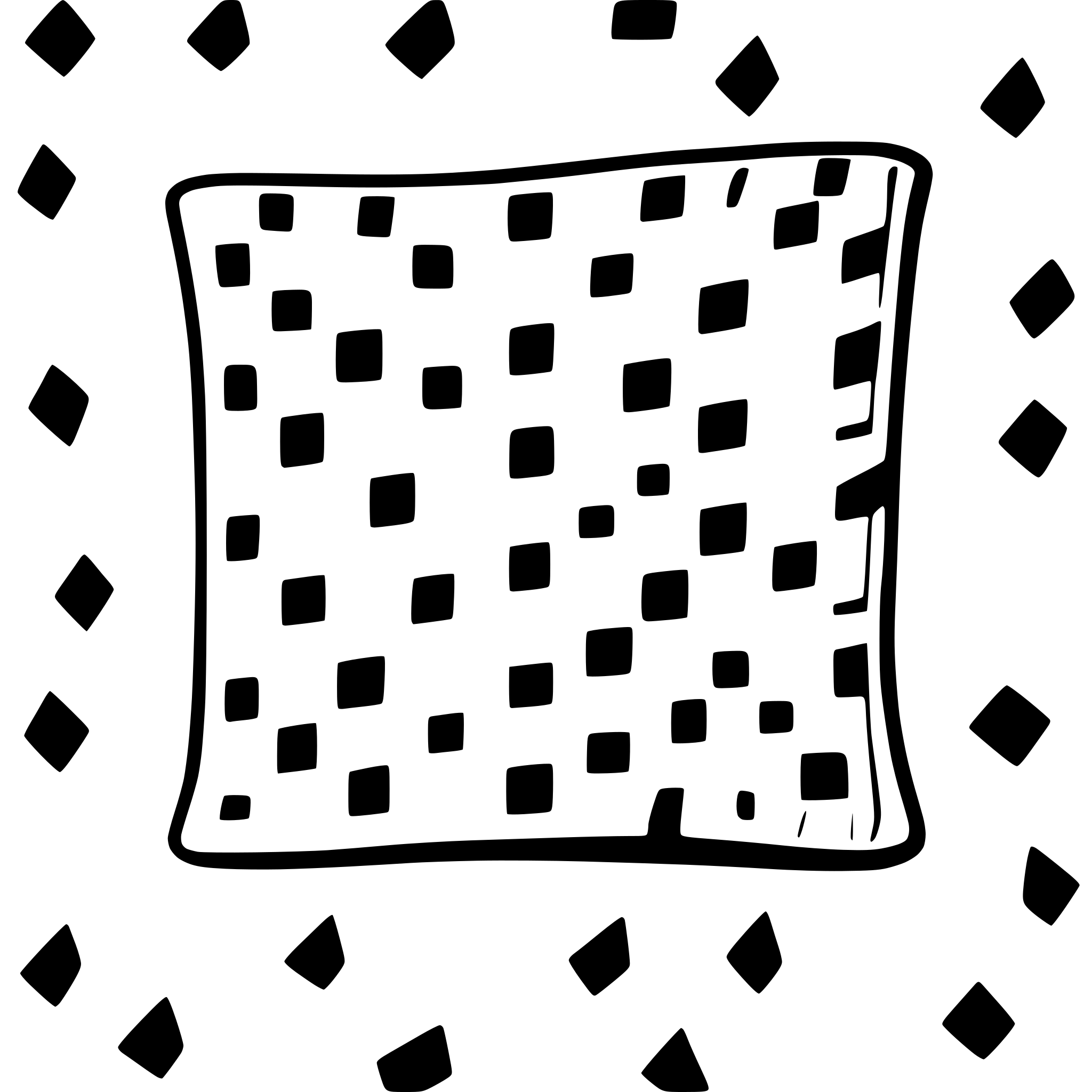 AI-generated SVG of a a piece of fabric in shape of square