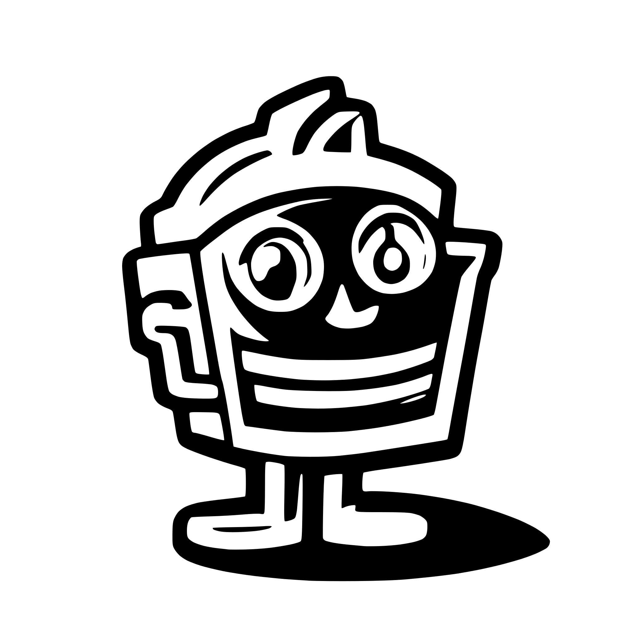 AI-generated SVG of 'spongebob party 4 logo'
