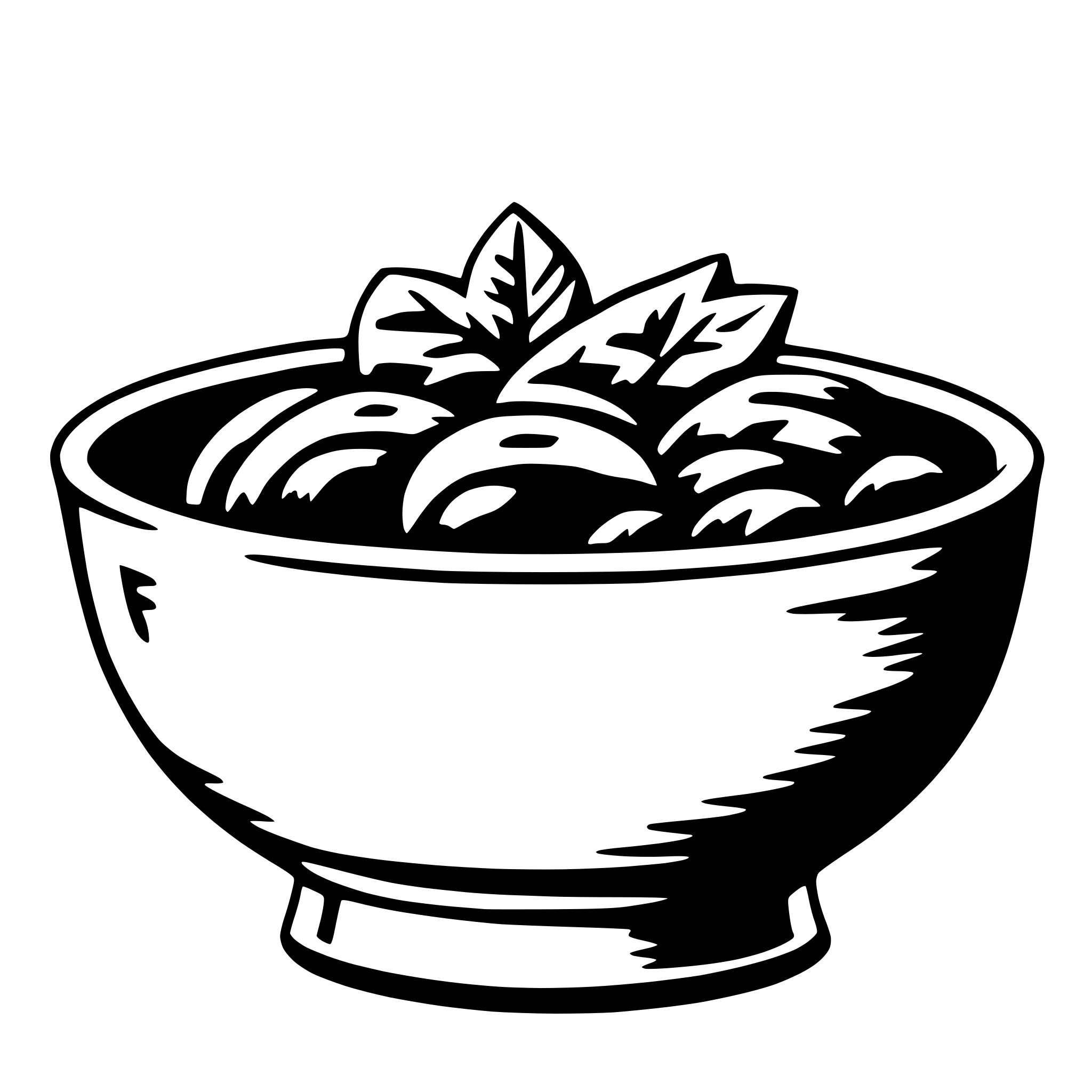 AI-generated SVG of a bowl