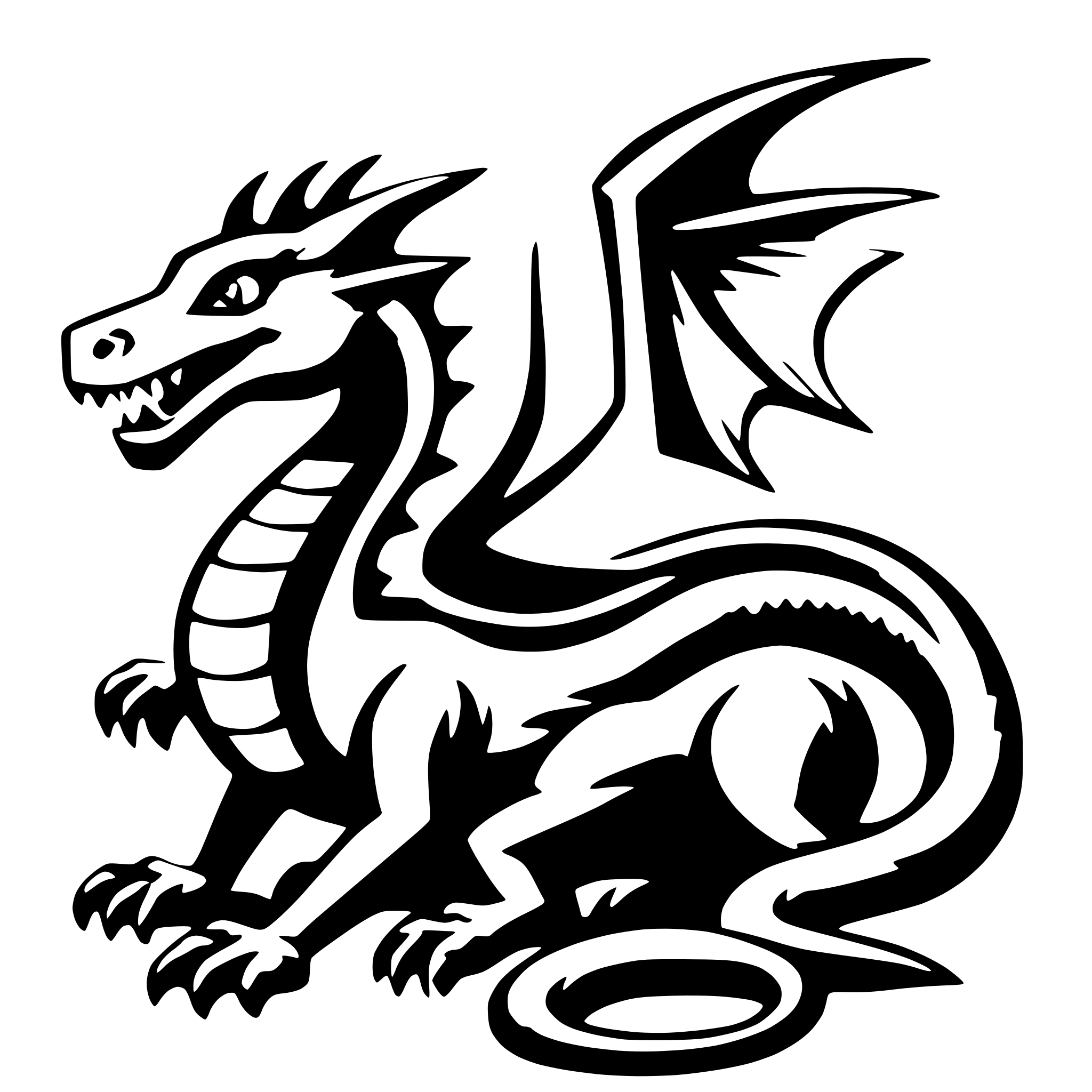 AI-generated SVG of 'more dragons'