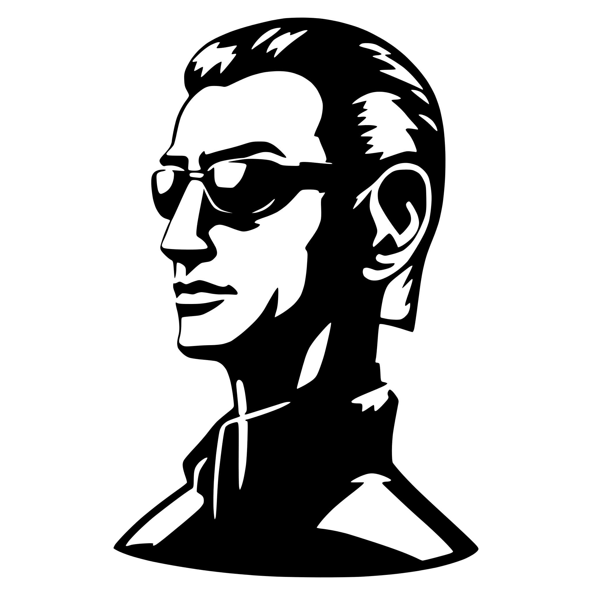 AI-generated SVG of 'matrix neo'