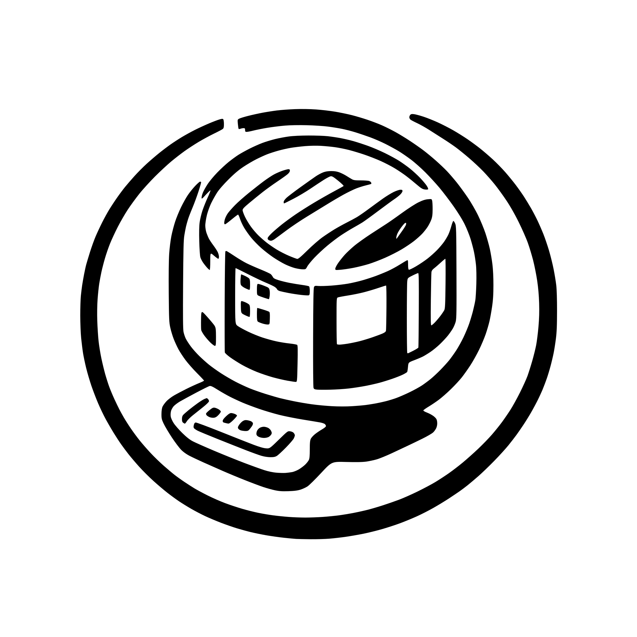 AI-generated SVG of a icon for an app that's a smart university campus simulator