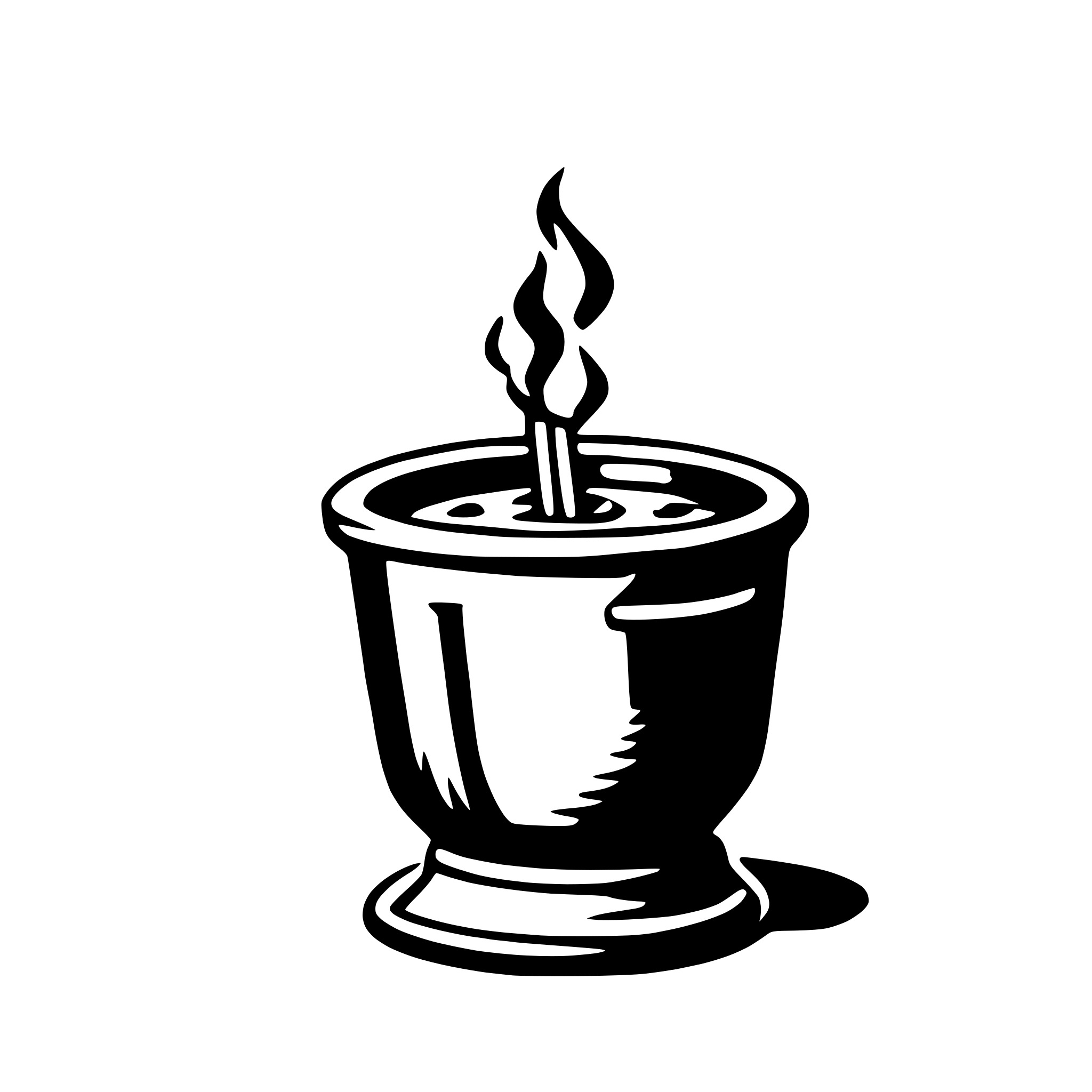 AI-generated SVG of a crucible