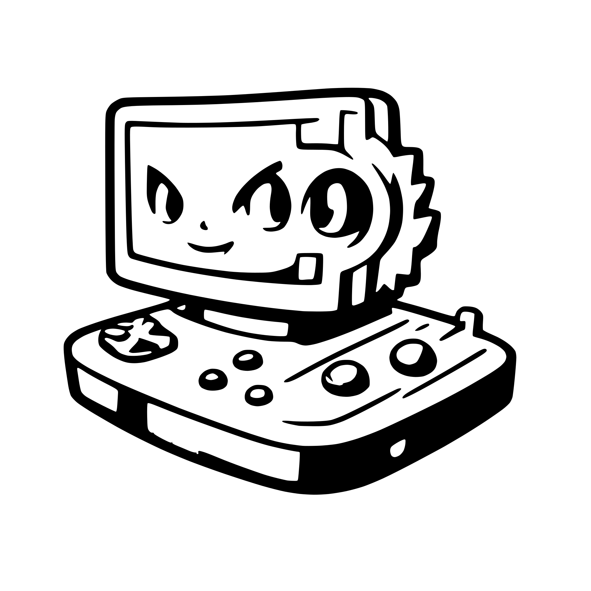 AI-generated SVG of a a brown platform in a video game