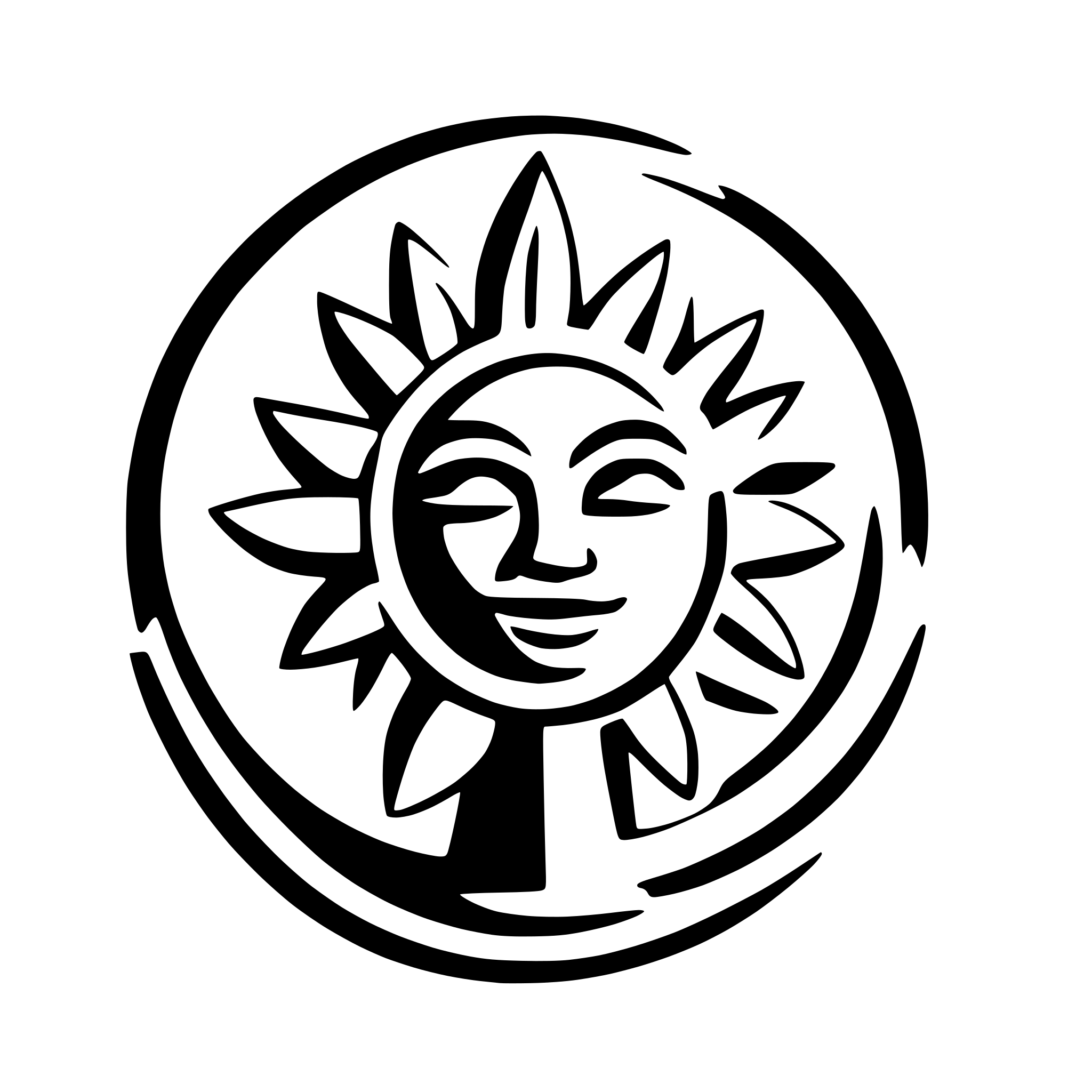 AI-generated SVG of 'sun god logo'