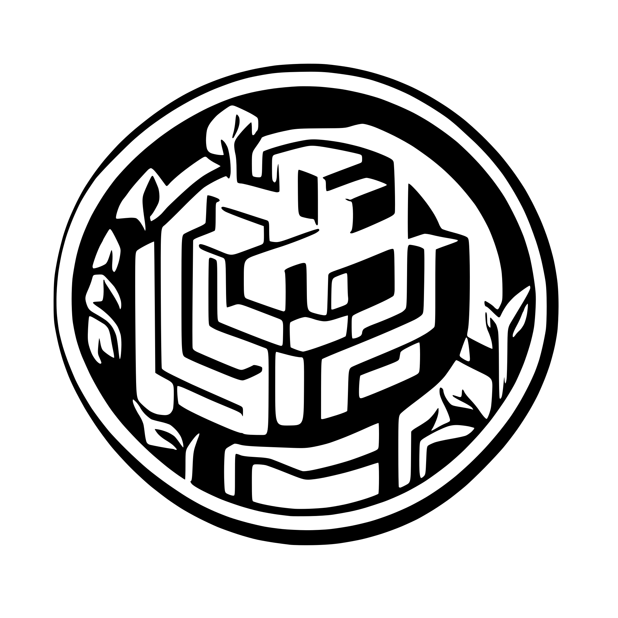 AI-generated SVG of a sXLauncher minecraft logo circle