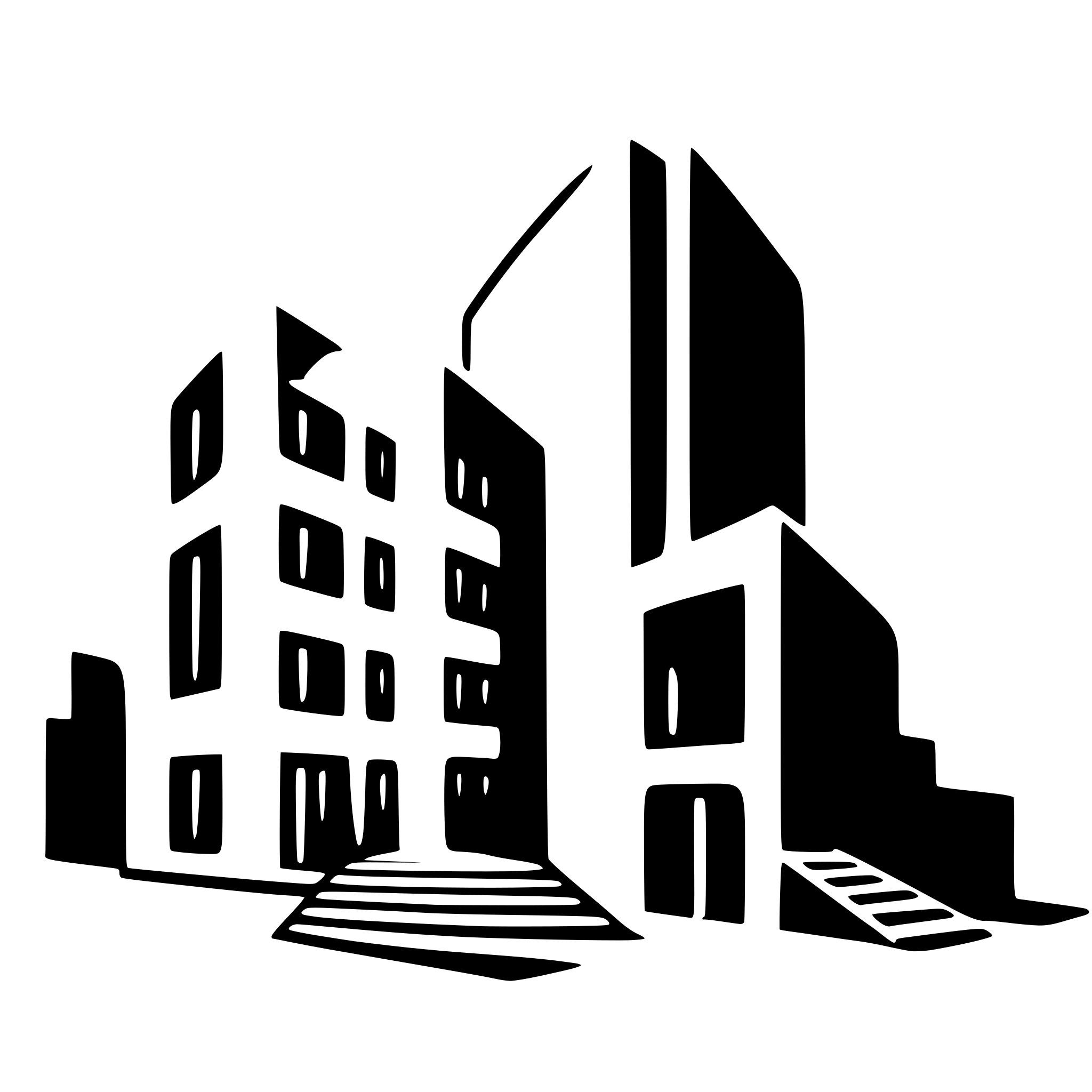 AI-generated SVG of a building