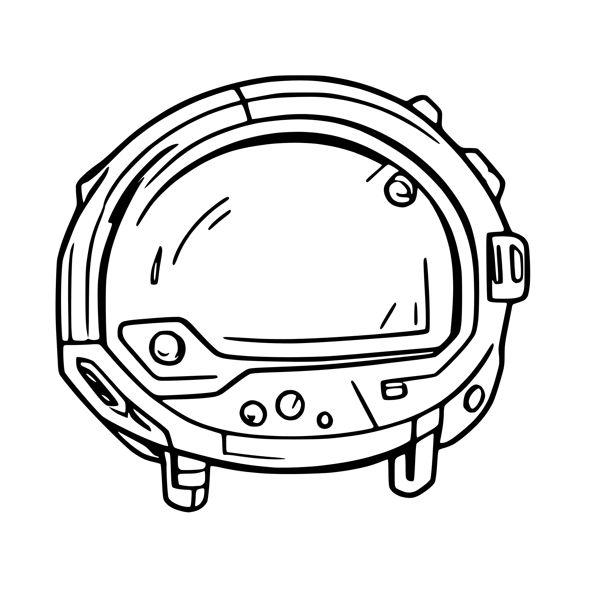 AI-generated SVG of a futuristic hud panel