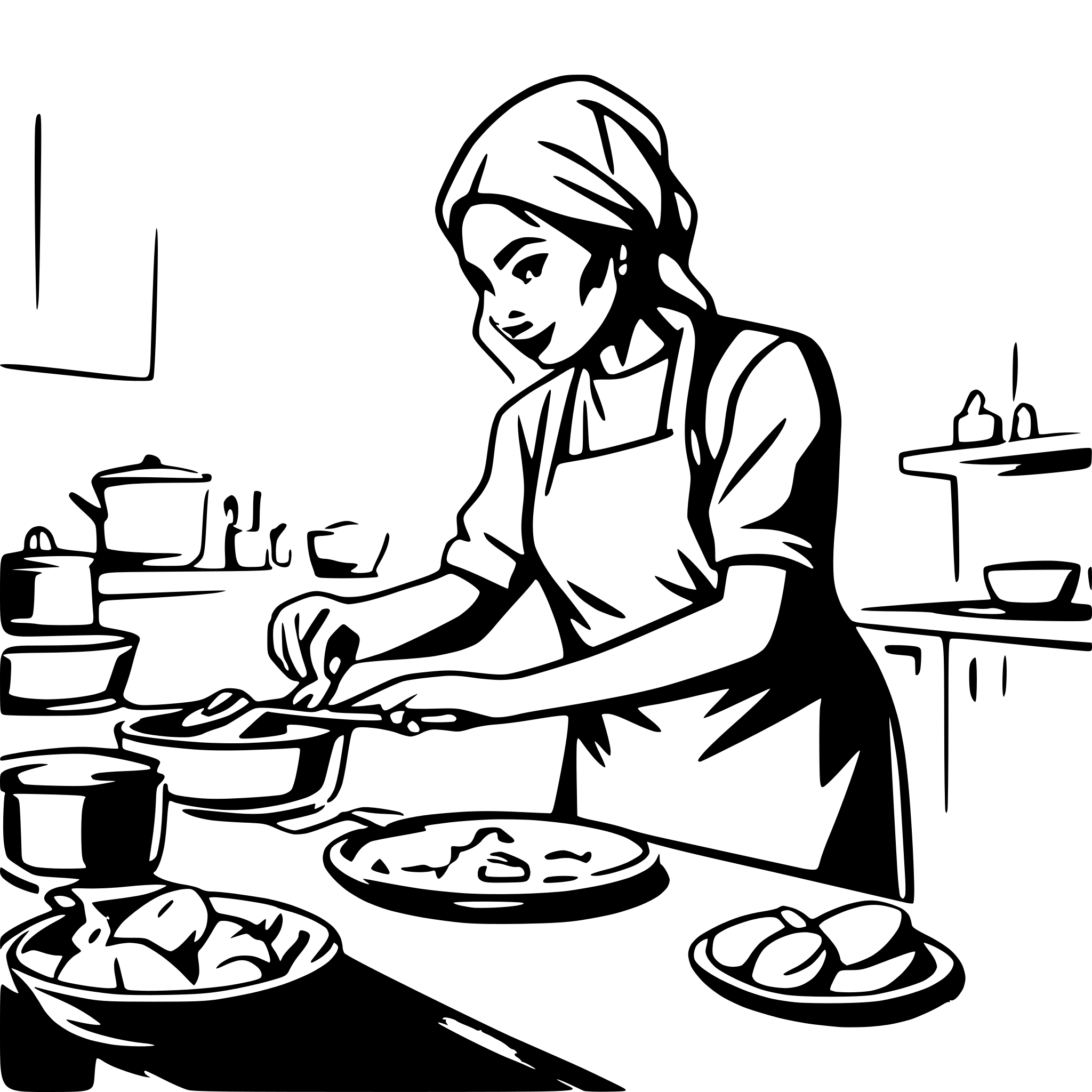 AI-generated SVG of a make an realistic chef cooking indian women in an old indian kitchen with old equiments for my website background in hyper detail and structure