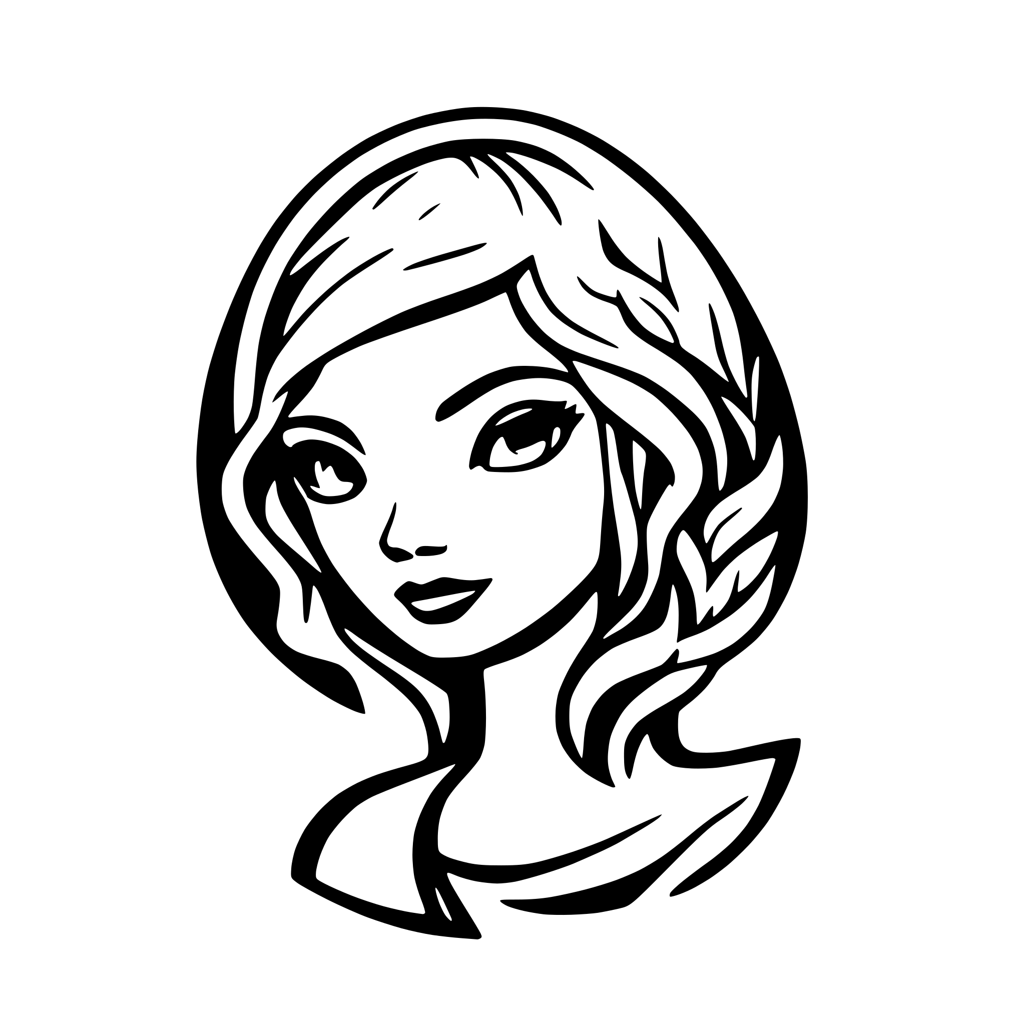 AI-generated SVG of a prismidian