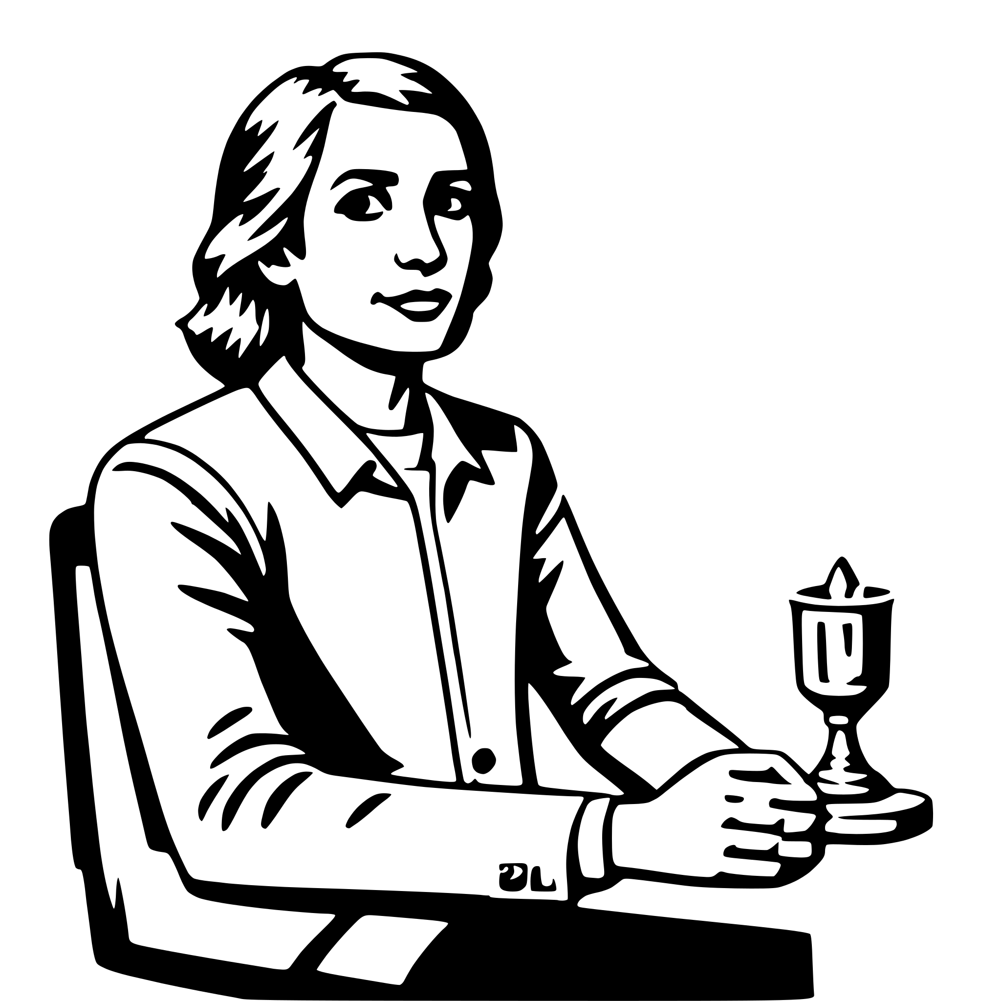 AI-generated SVG of 'counselor'