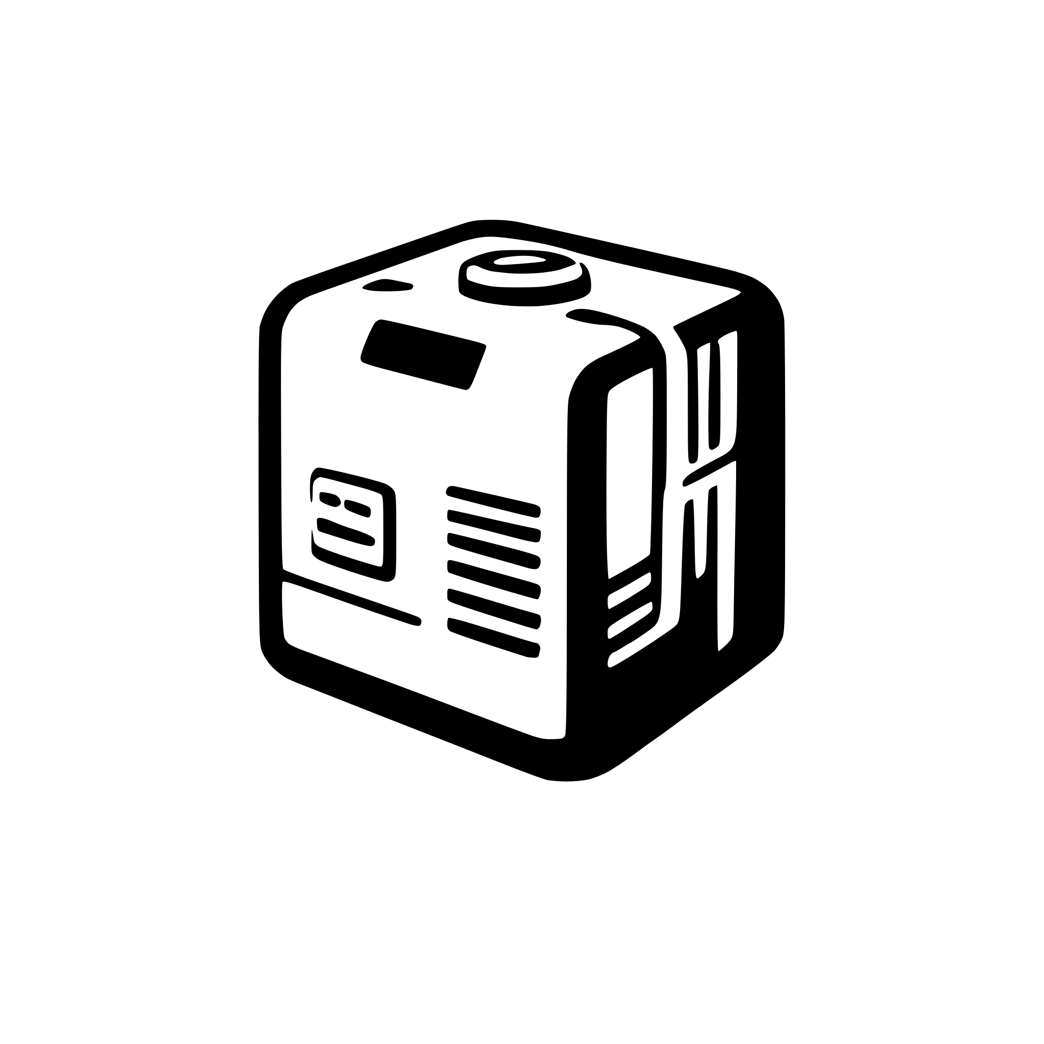 AI-generated SVG of a commercial large portable generator