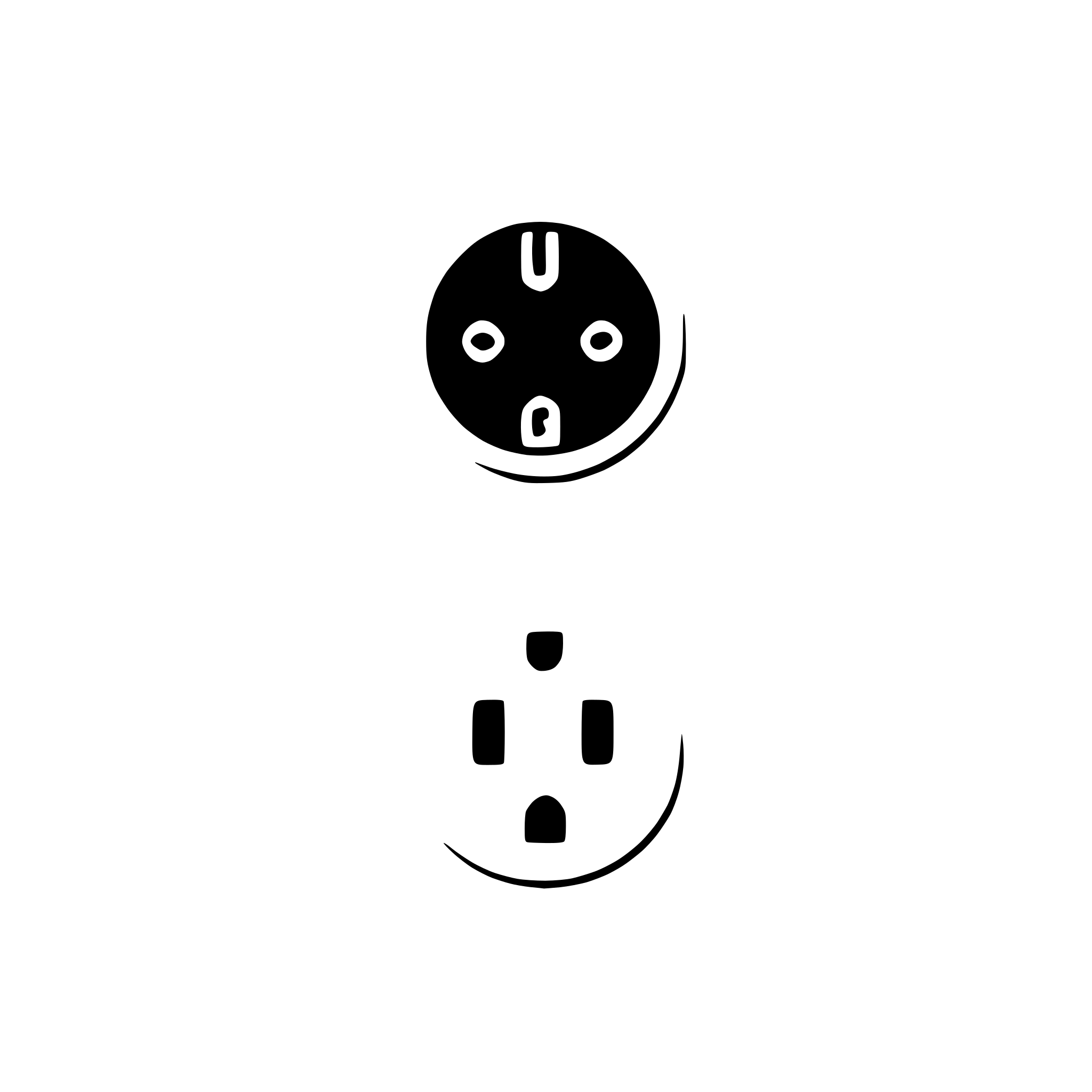 AI-generated SVG of a power outlet