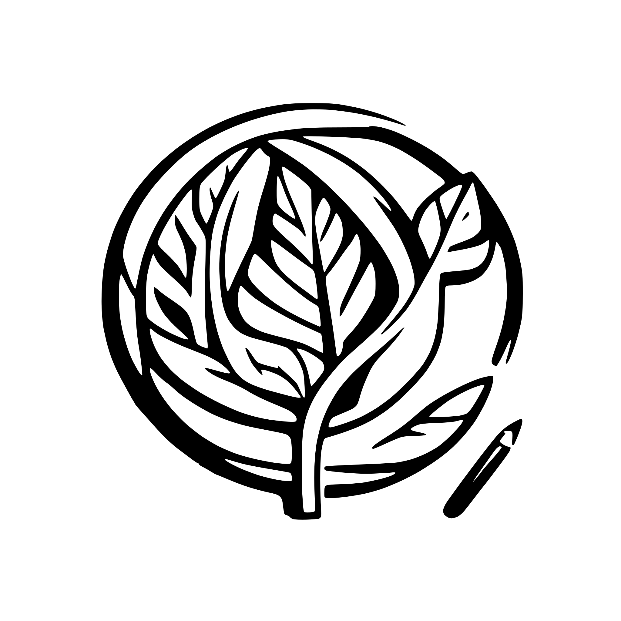 AI-generated SVG of 'paper and quill'
