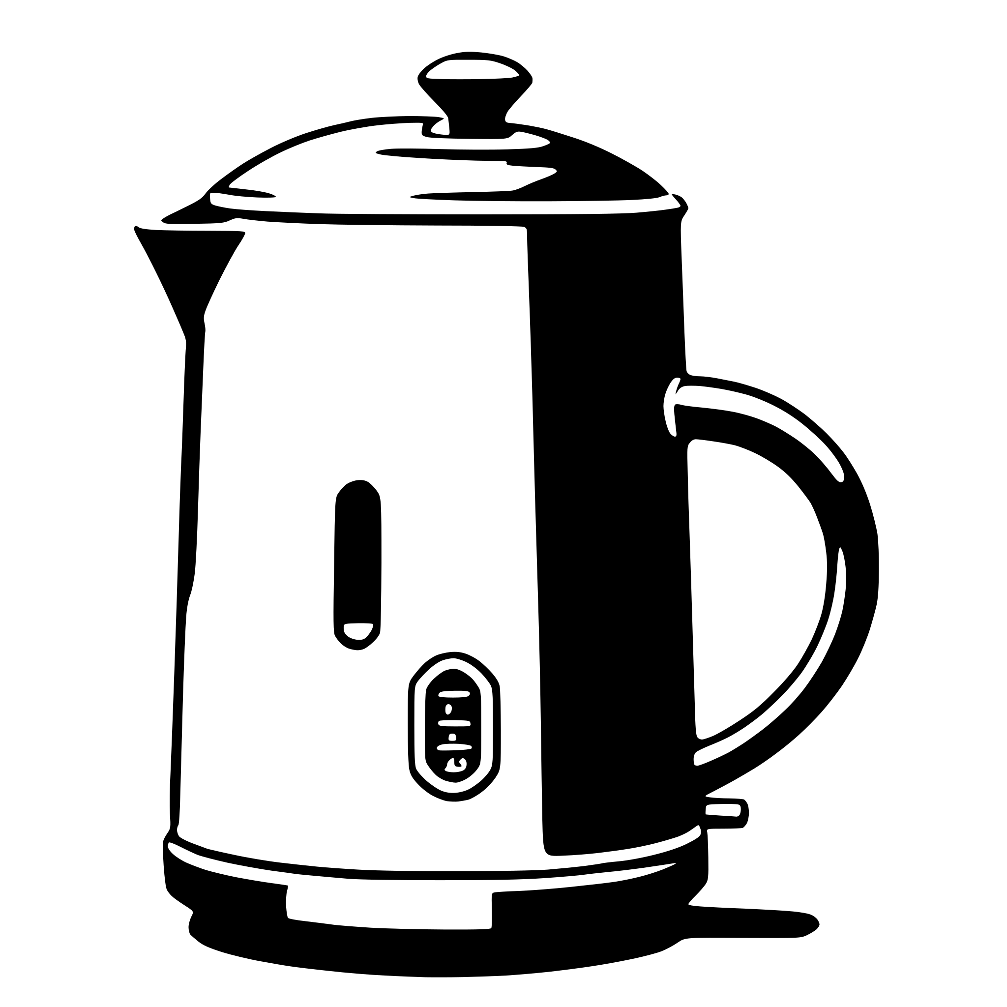 AI-generated SVG of a electric kettle