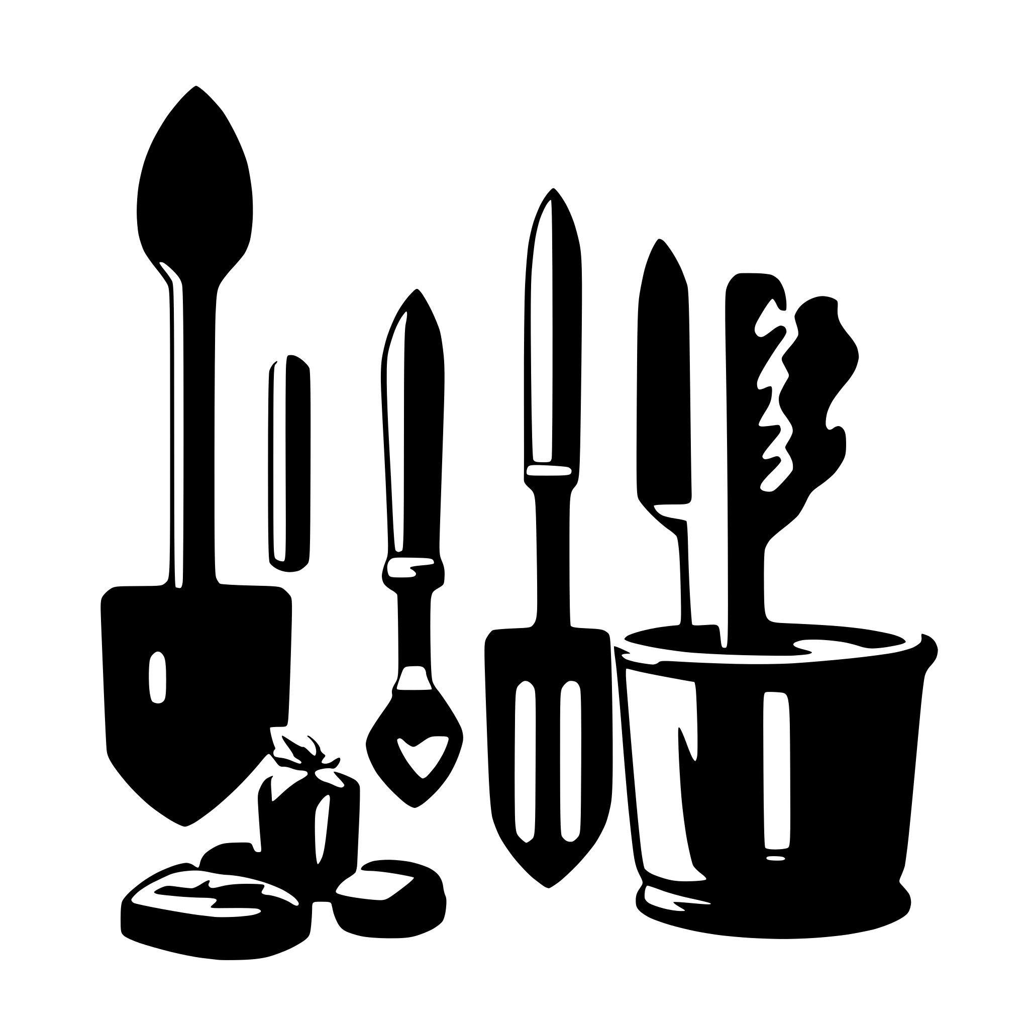 AI-generated SVG of a kitchen tools