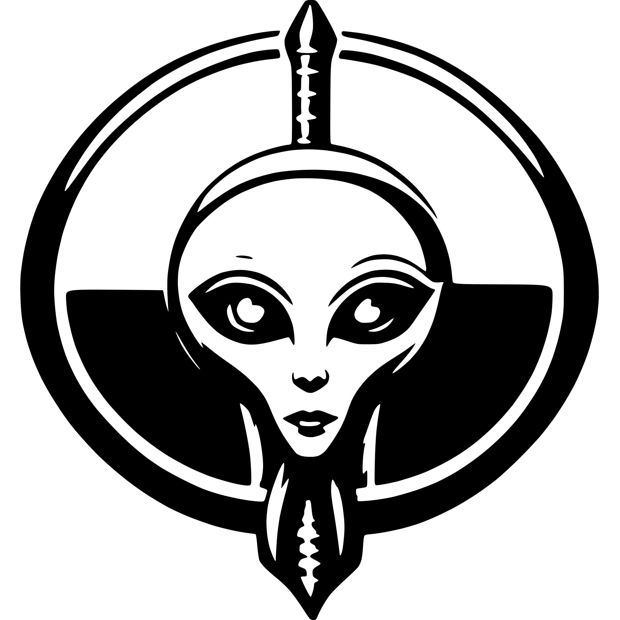 AI-generated SVG of 'futuristic alien symbol'