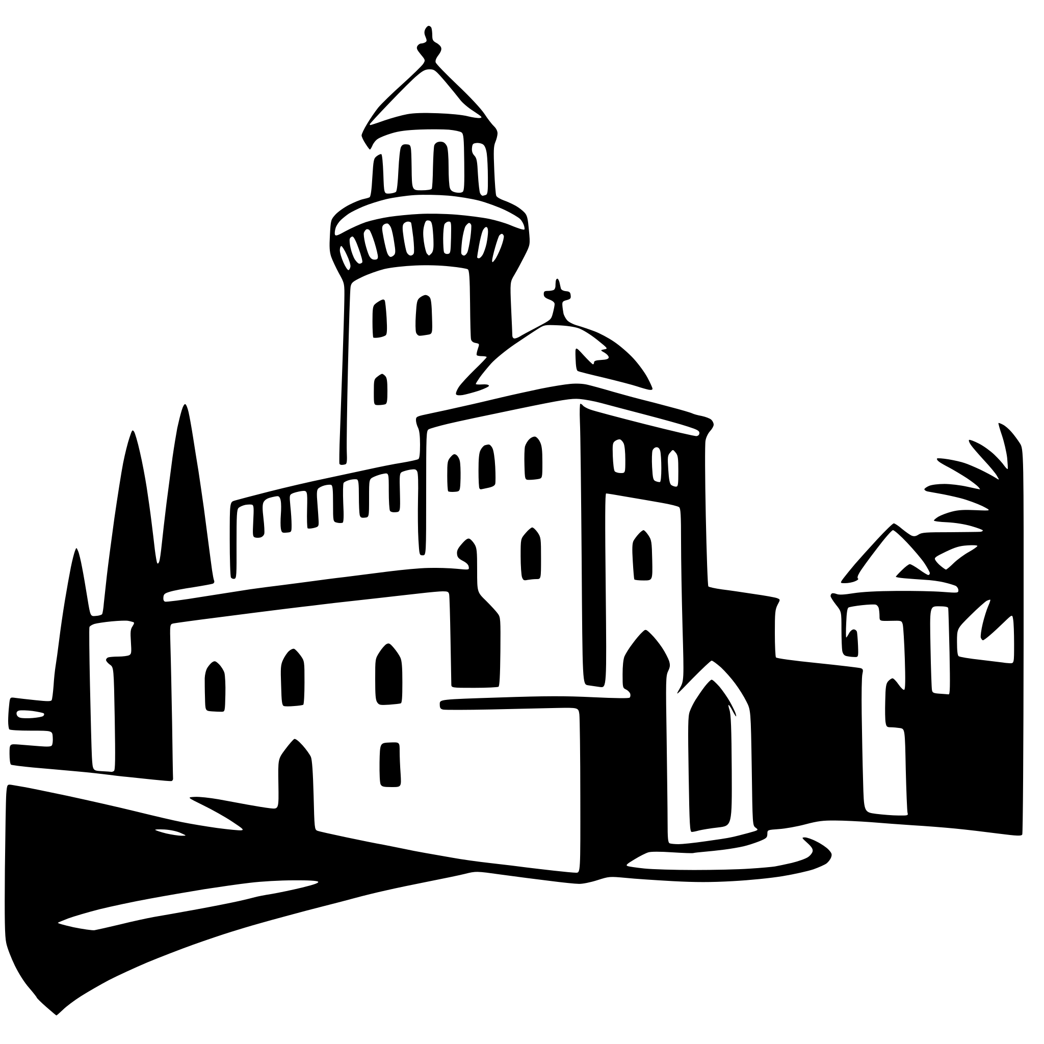 AI-generated SVG of a alhambra