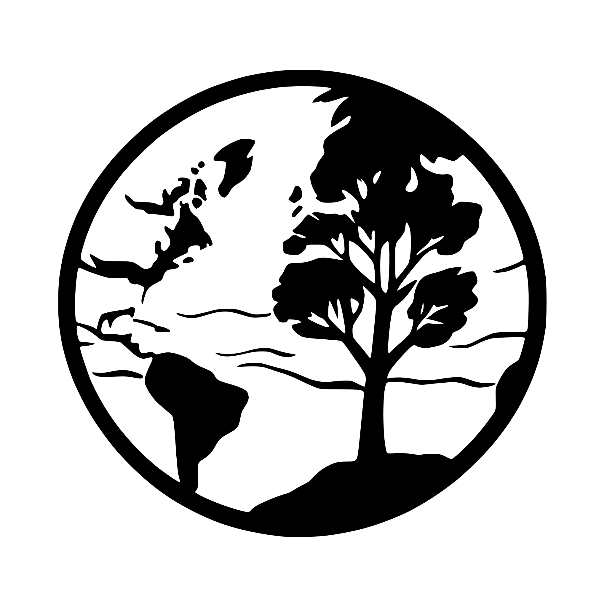 AI-generated SVG of a Generate a 2D earth with continents