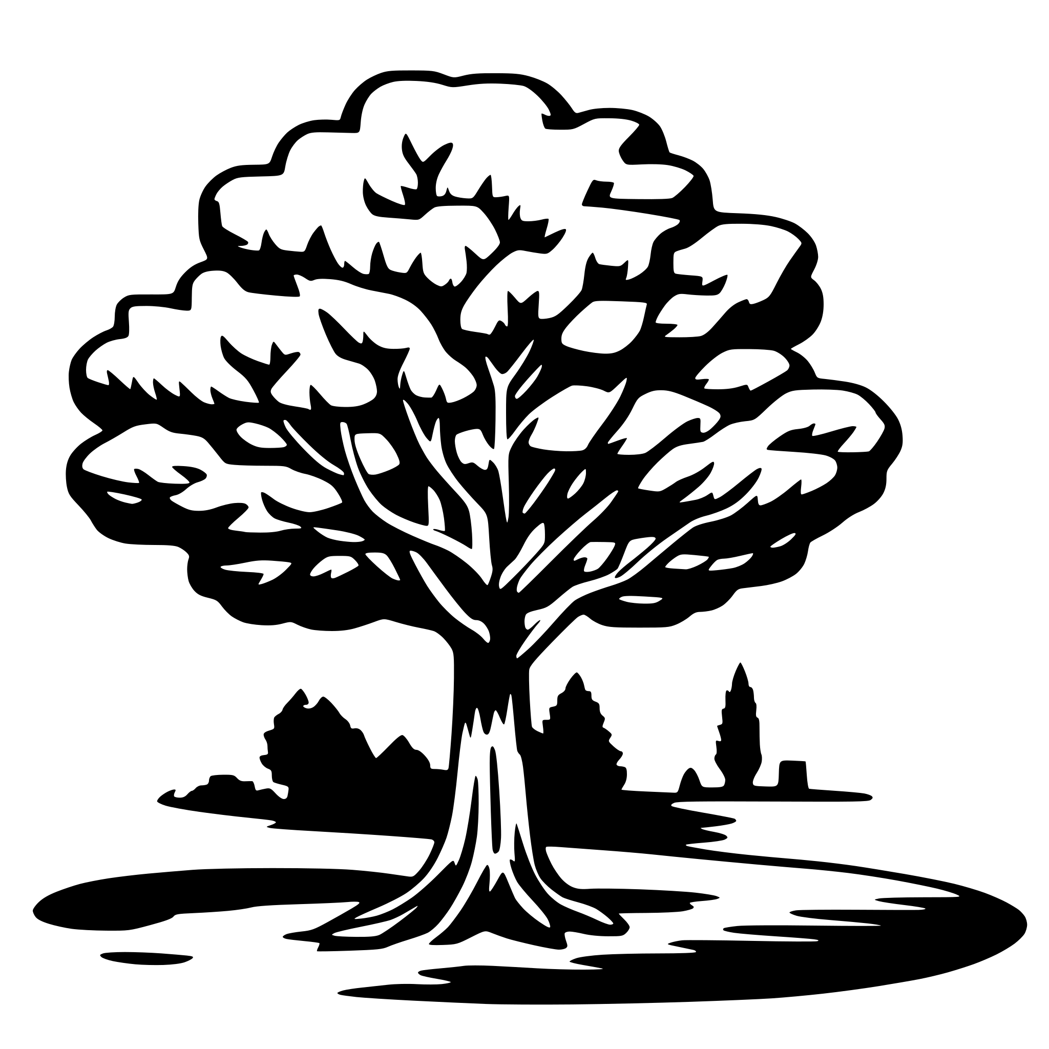 AI-generated SVG of a Baum