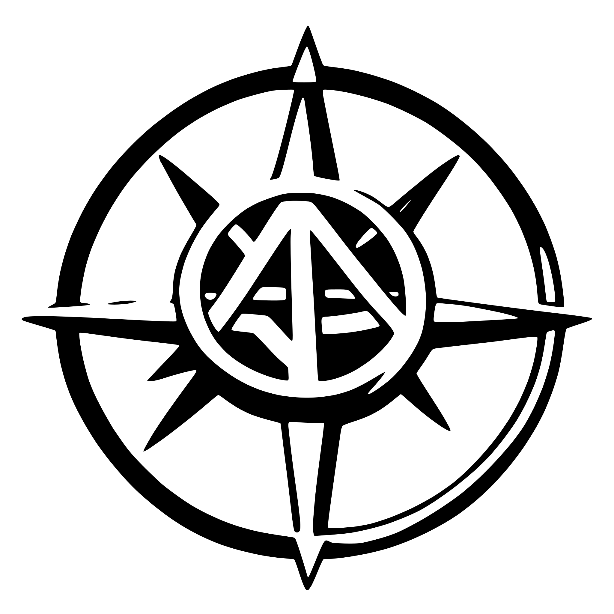 AI-generated SVG of a Anarchy symbol