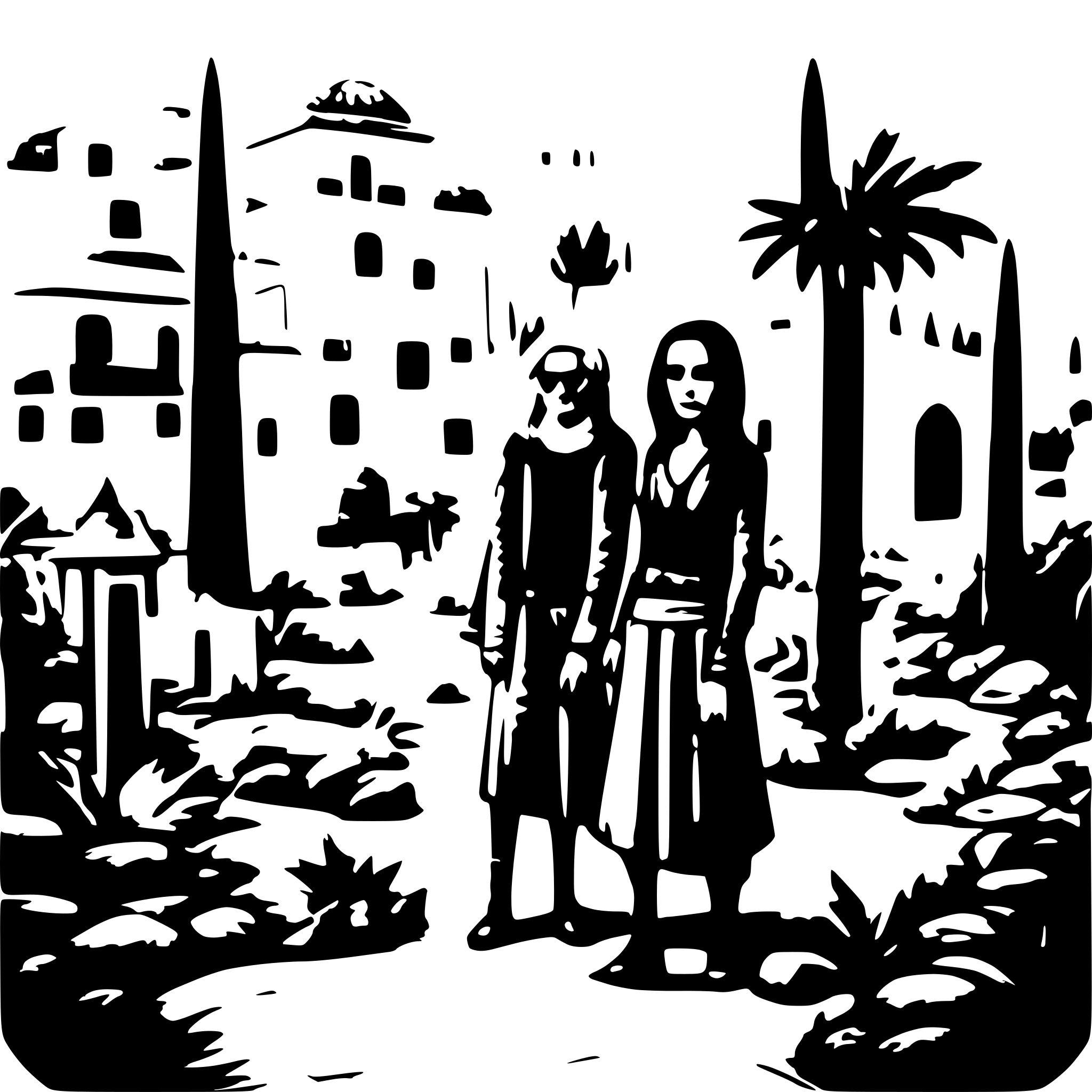AI-generated SVG of a a group of different cults living in Andalusia in peace. AI-generated SVG of a a group of different cults living in Andalusia in peace.